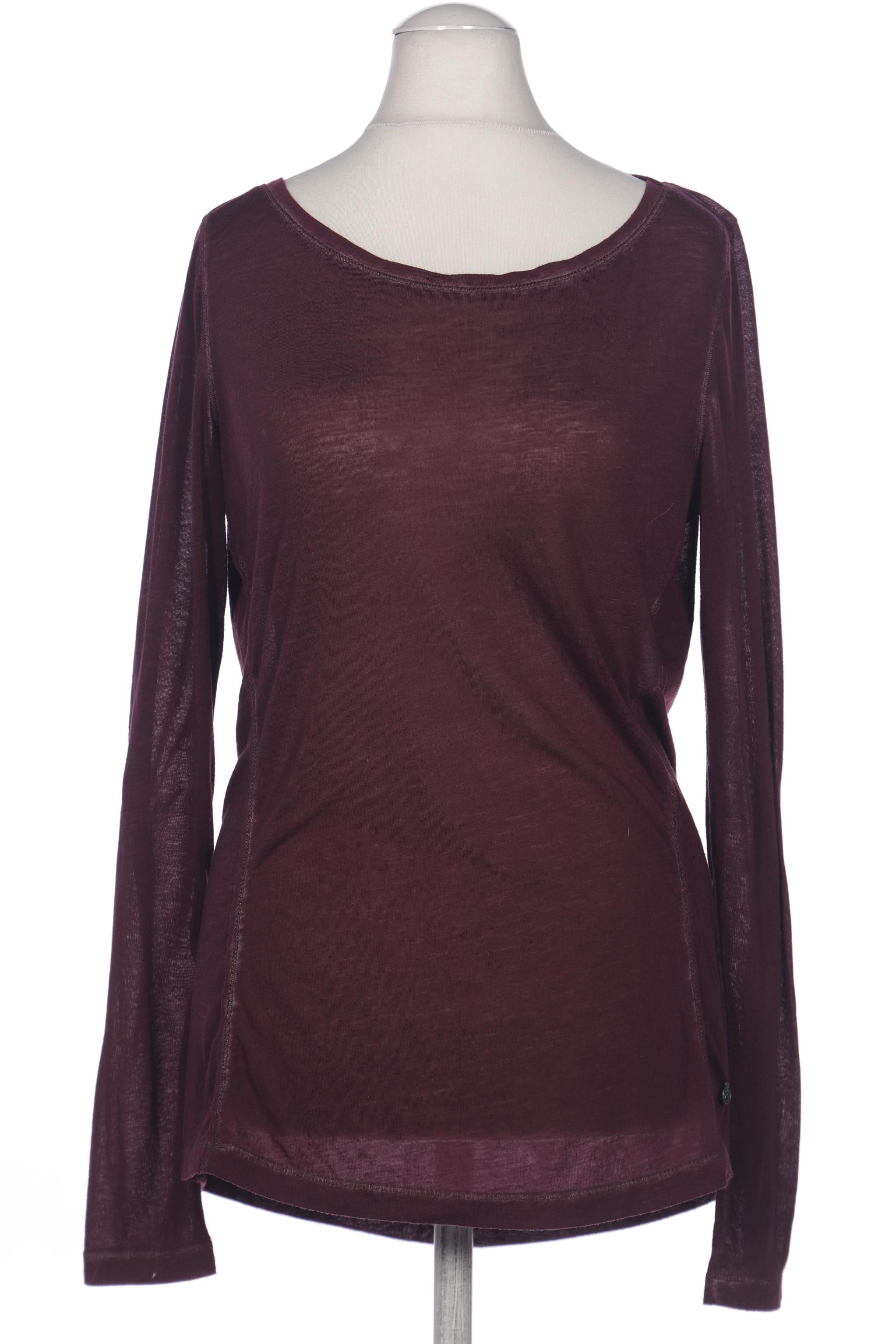 

Comma Damen Langarmshirt, bordeaux, Gr. 38