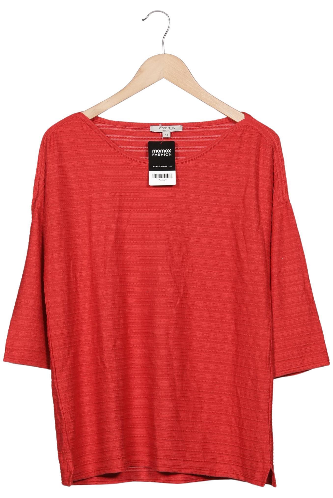 

Comma Damen Langarmshirt, rot, Gr. 40