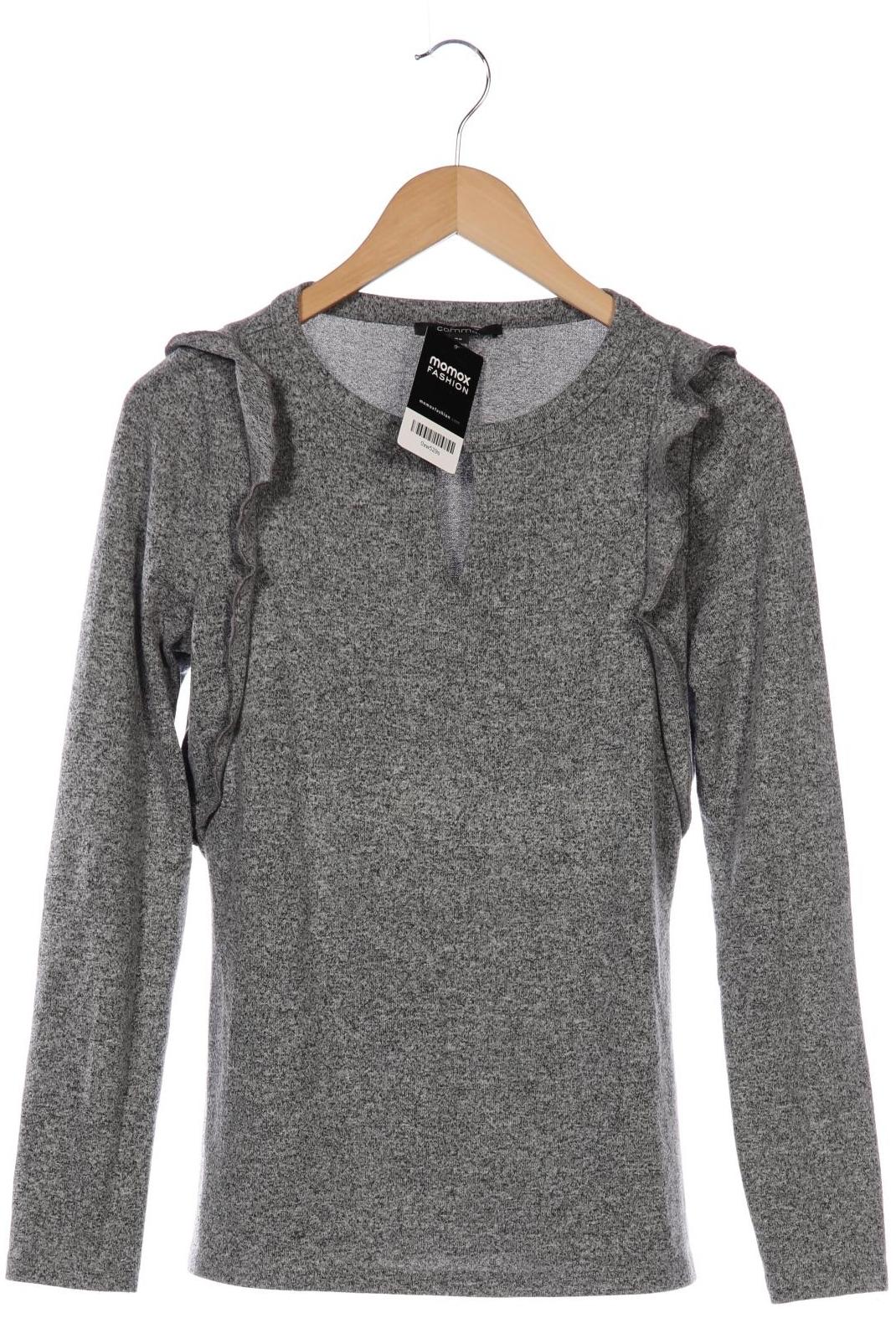 

Comma Damen Langarmshirt, grau, Gr. 36