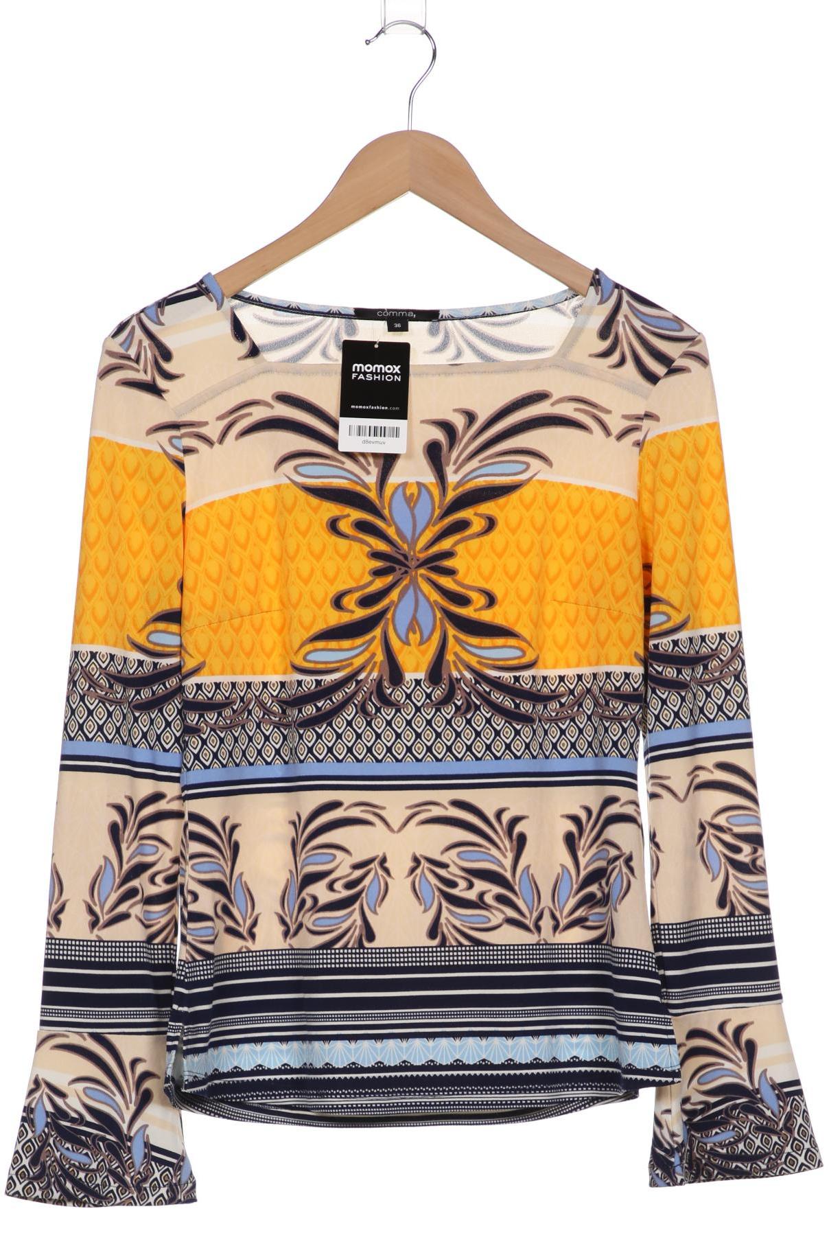 

Comma Damen Langarmshirt, mehrfarbig, Gr. 36