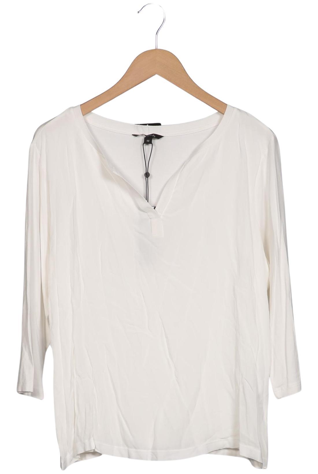 

Comma Damen Langarmshirt, weiß, Gr. 42