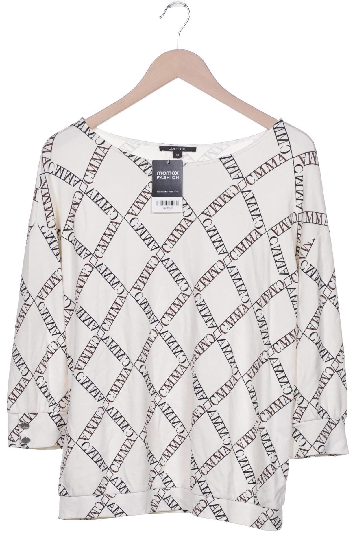 

Comma Damen Langarmshirt, cremeweiß