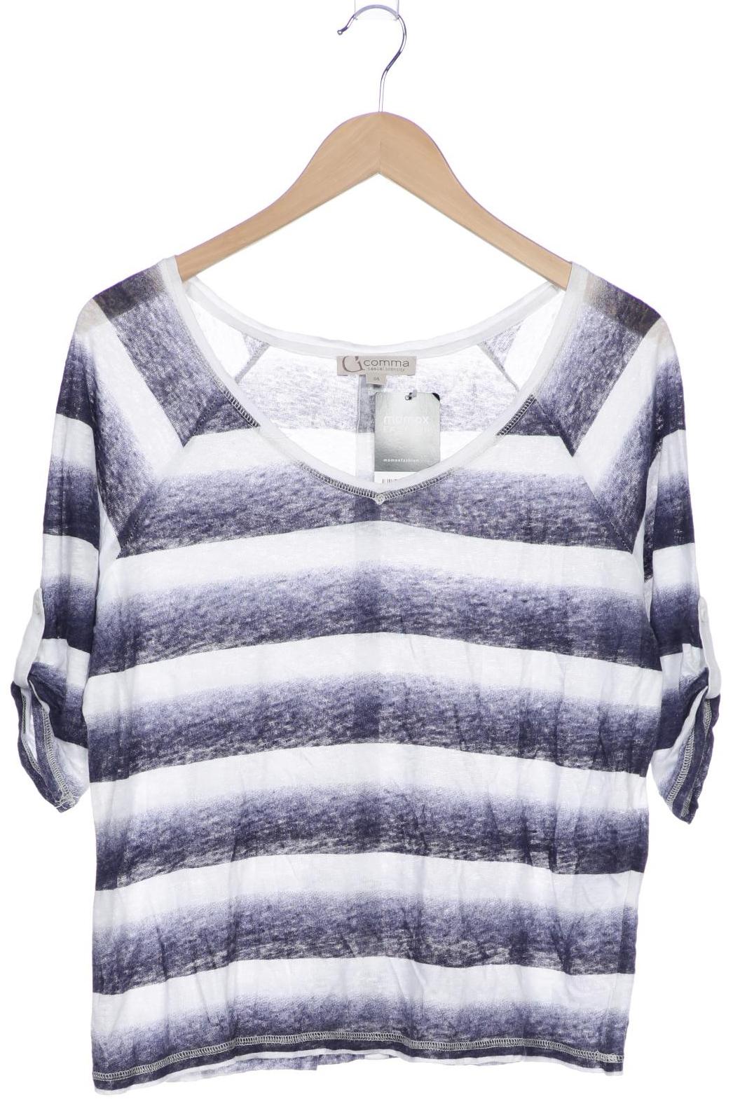 

Comma Damen Langarmshirt, marineblau, Gr. 34