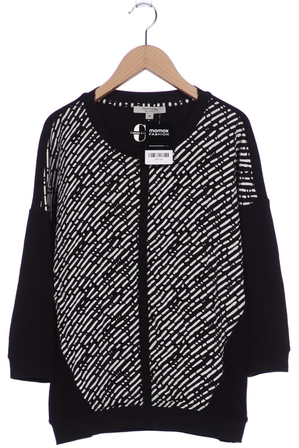 

Comma Damen Langarmshirt, schwarz, Gr. 36