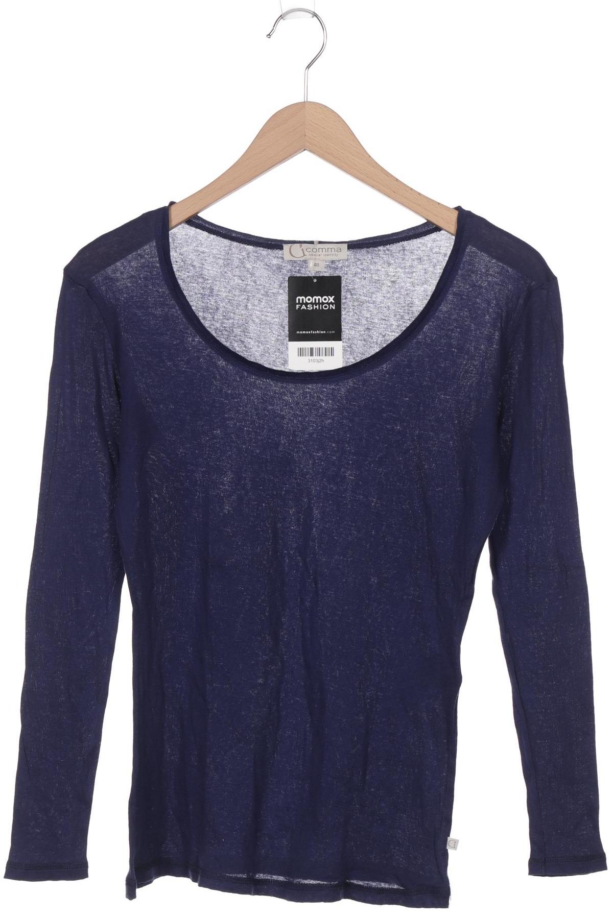 

Comma Damen Langarmshirt, marineblau