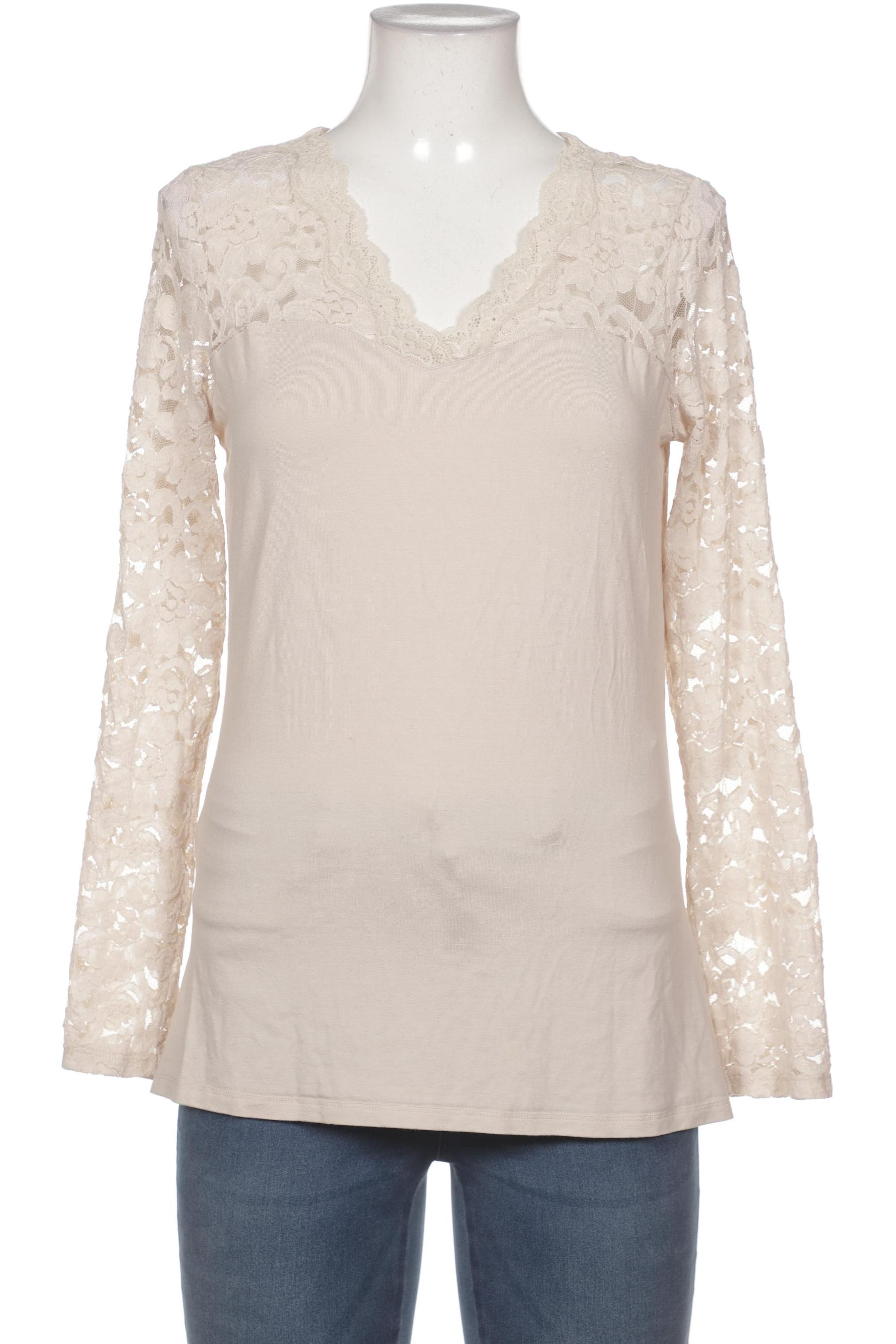 

Comma Damen Langarmshirt, cremeweiß, Gr. 40
