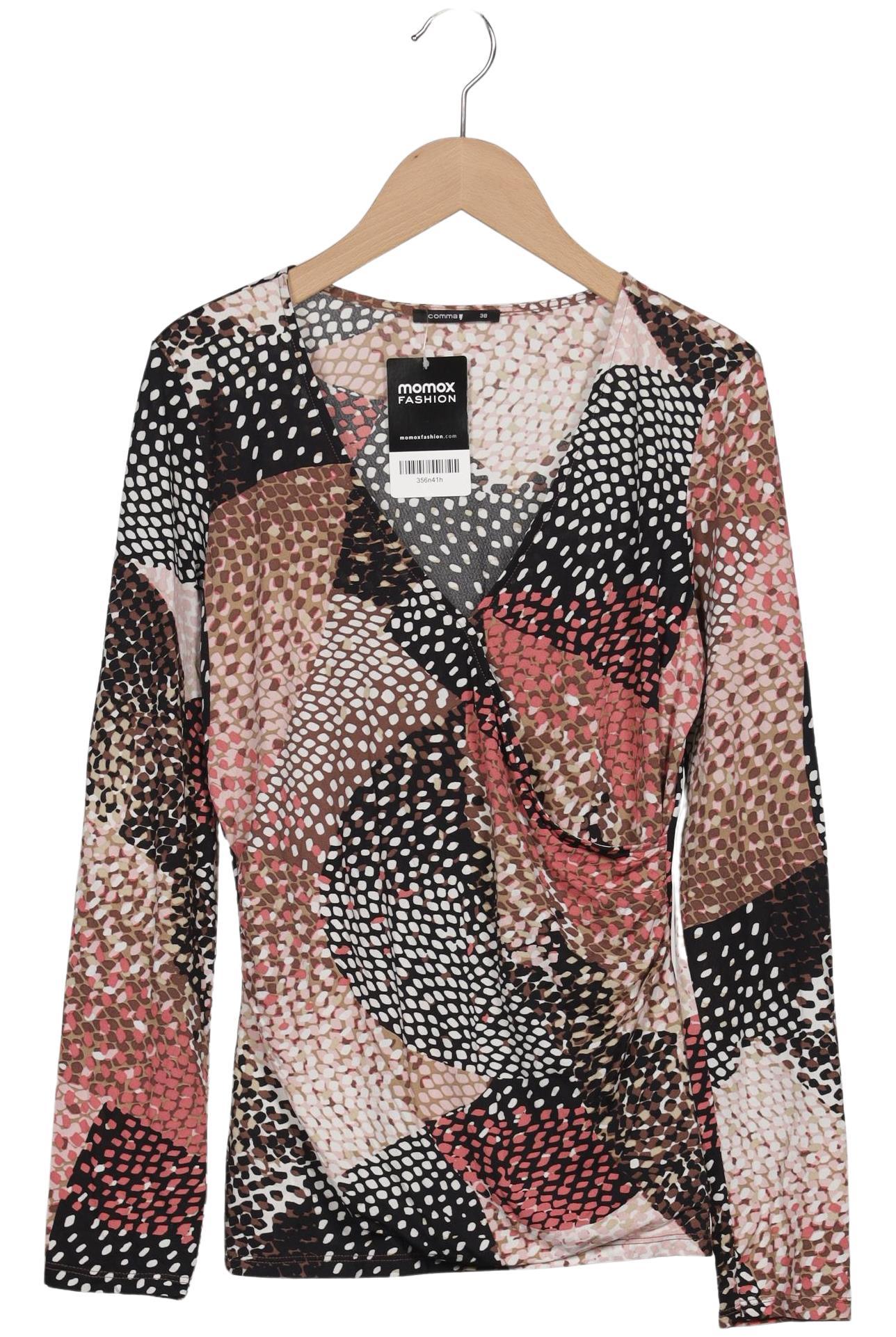 

Comma Damen Langarmshirt, mehrfarbig, Gr. 38