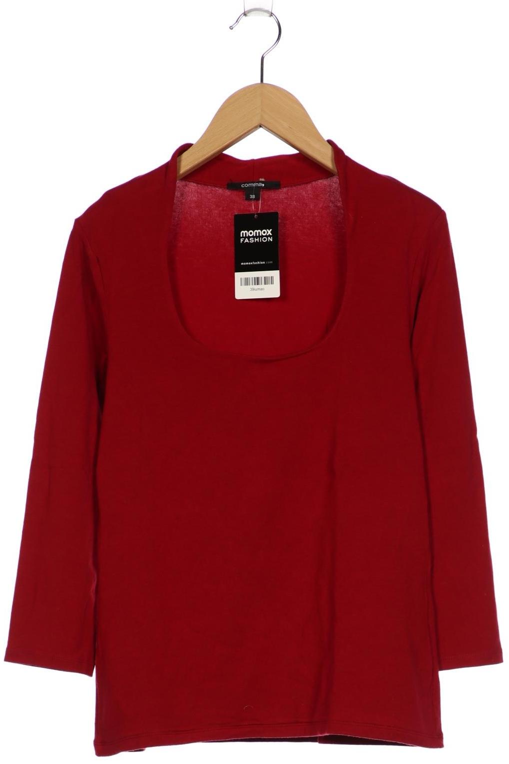 

Comma Damen Langarmshirt, bordeaux, Gr. 38