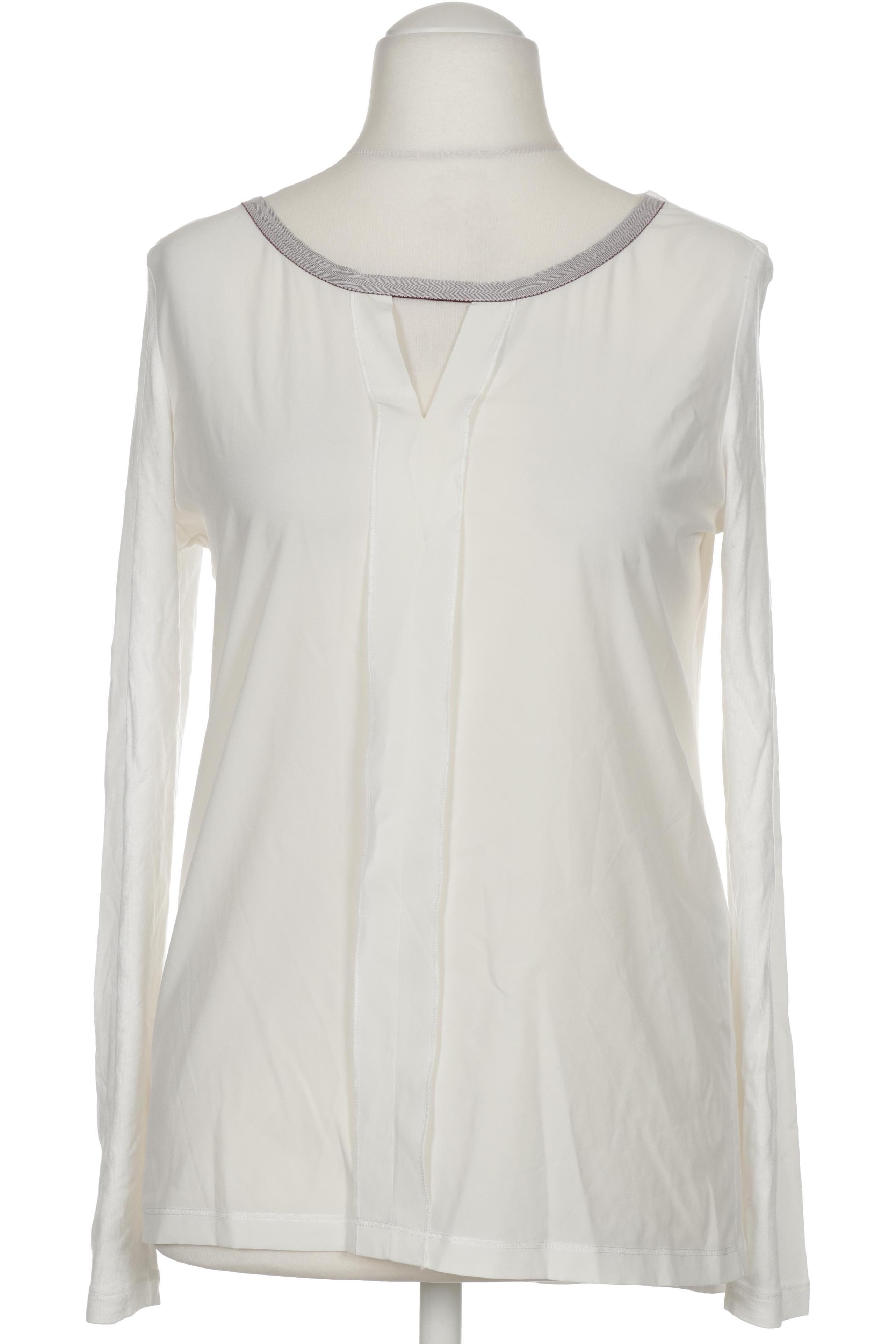 

Comma Damen Langarmshirt, weiß, Gr. 38