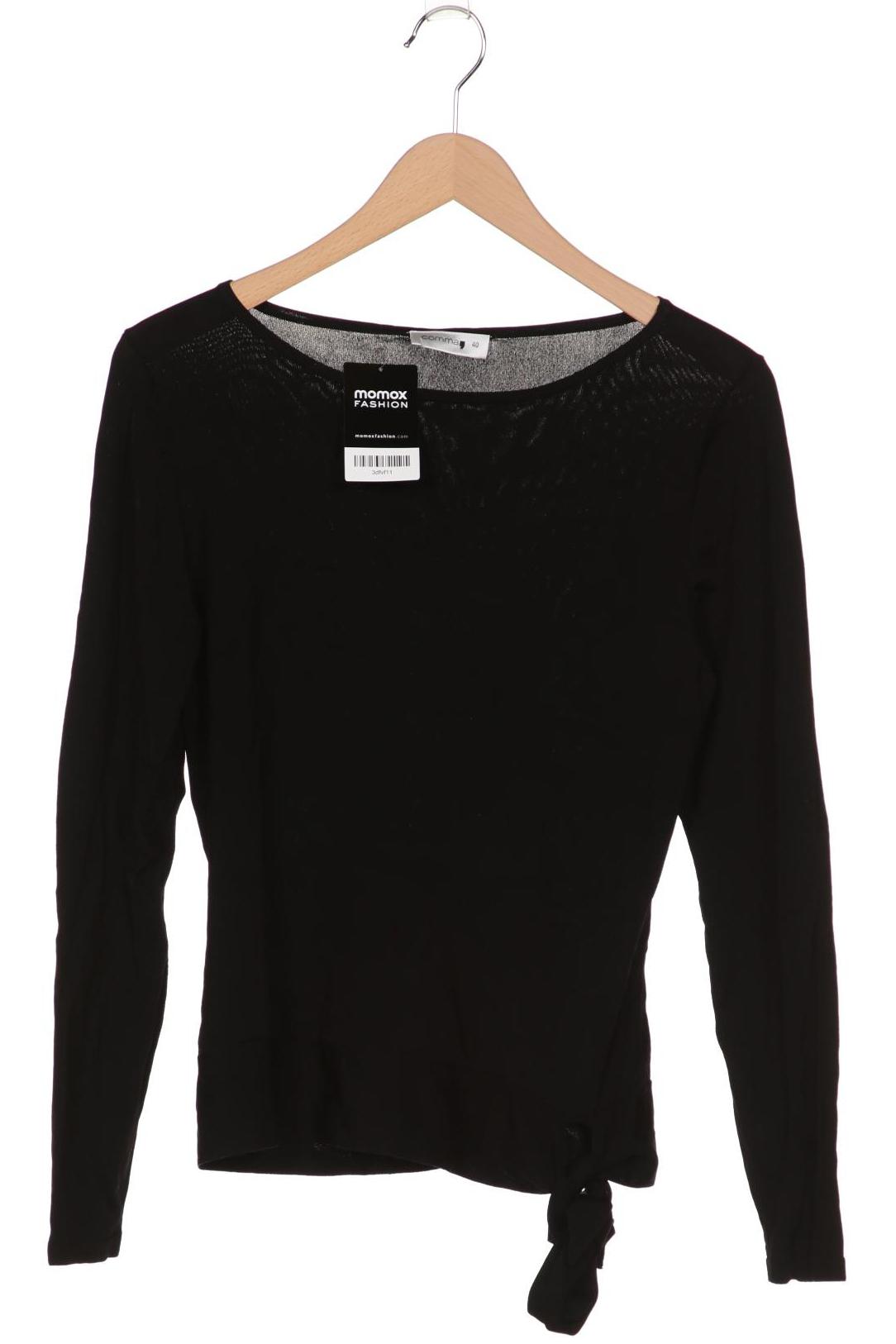 

Comma Damen Langarmshirt, schwarz