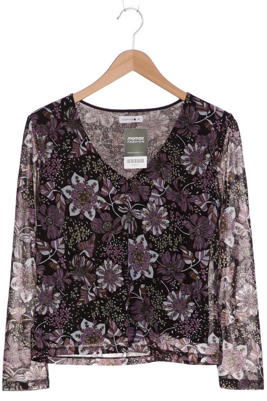 

Comma Damen Langarmshirt, schwarz, Gr. 42