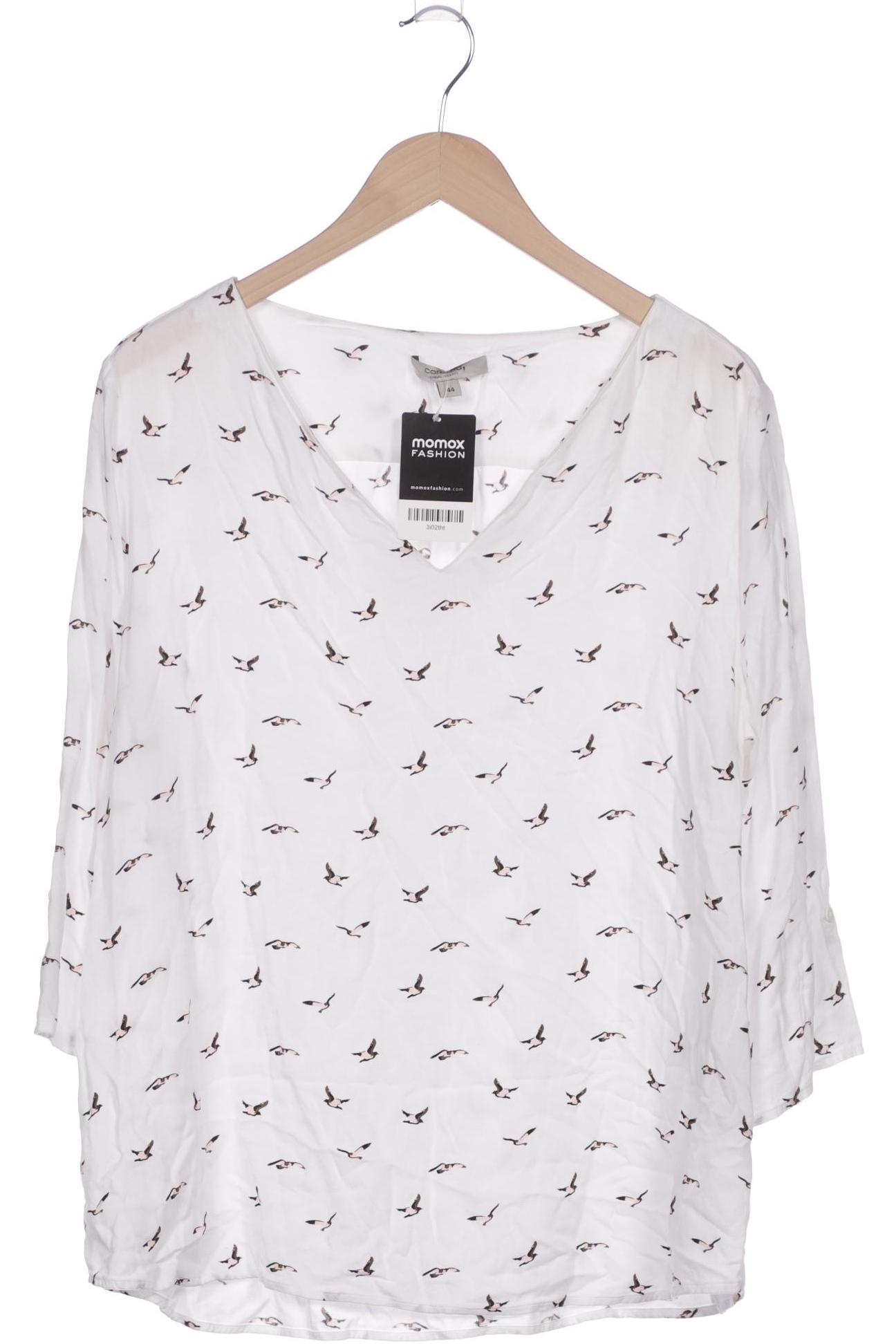 

Comma Damen Langarmshirt, weiß, Gr. 44