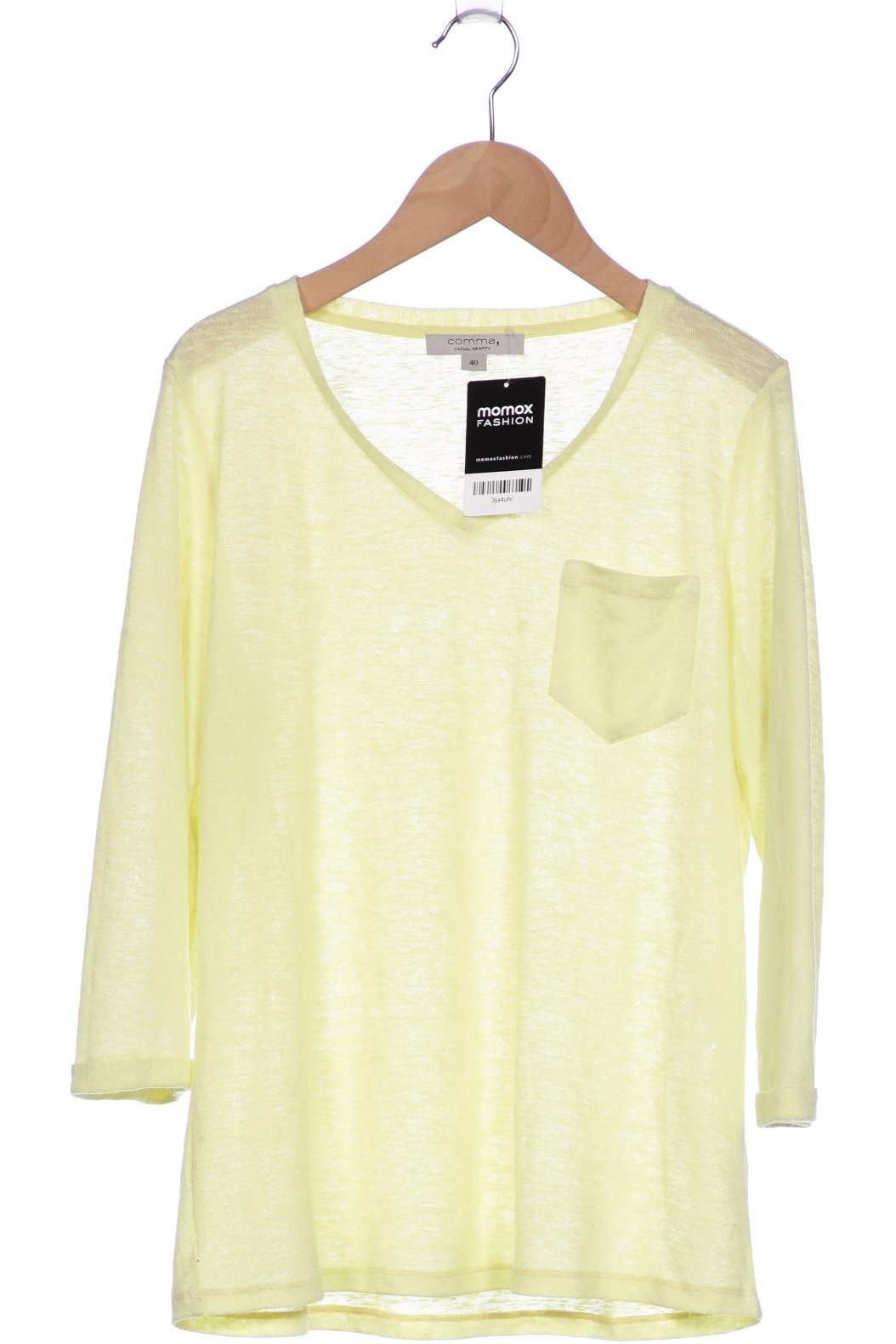 

Comma Damen Langarmshirt, gelb, Gr. 40