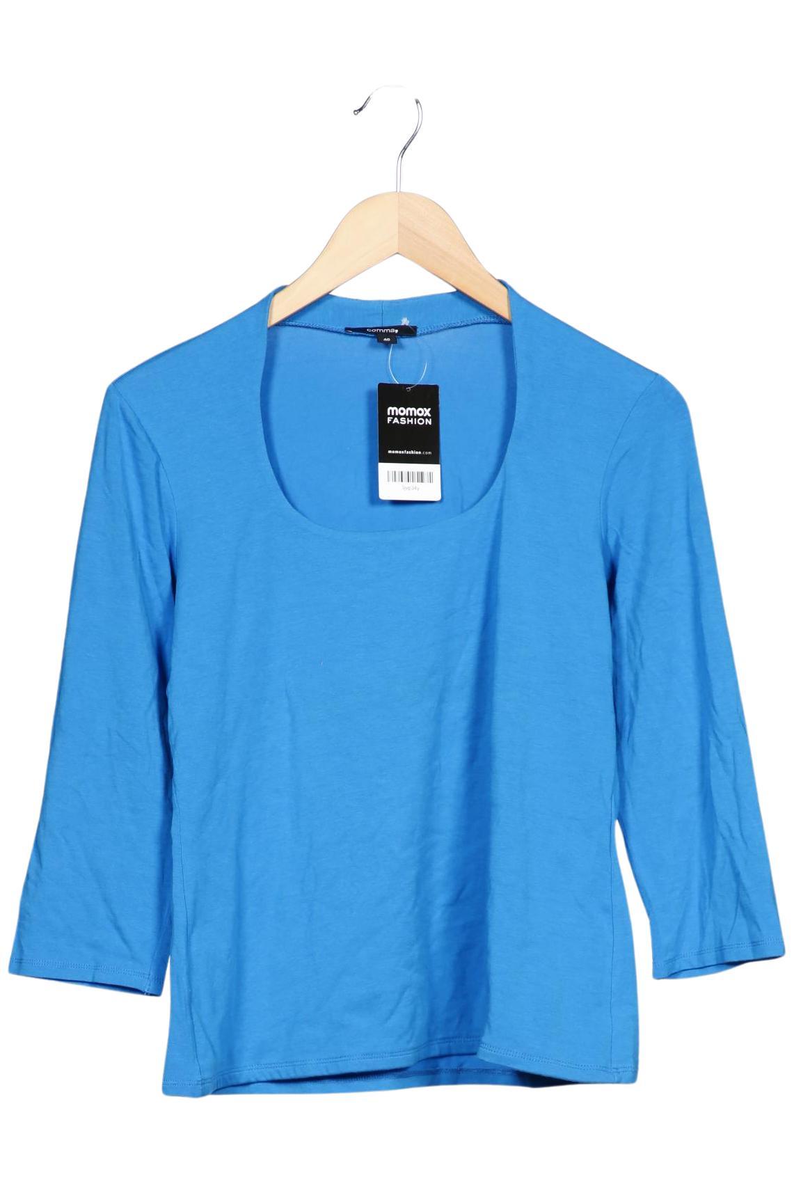 

Comma Damen Langarmshirt, blau, Gr. 40
