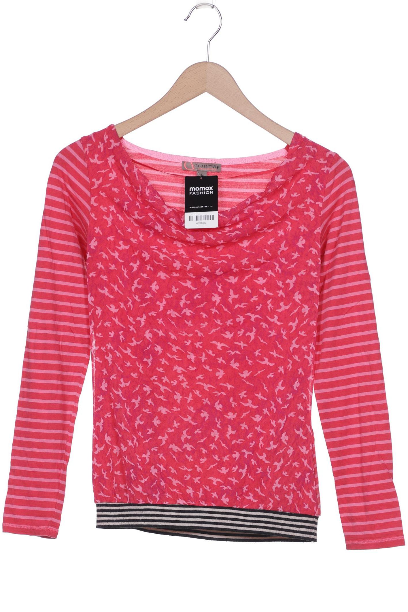 

Comma Damen Langarmshirt, pink, Gr. 34