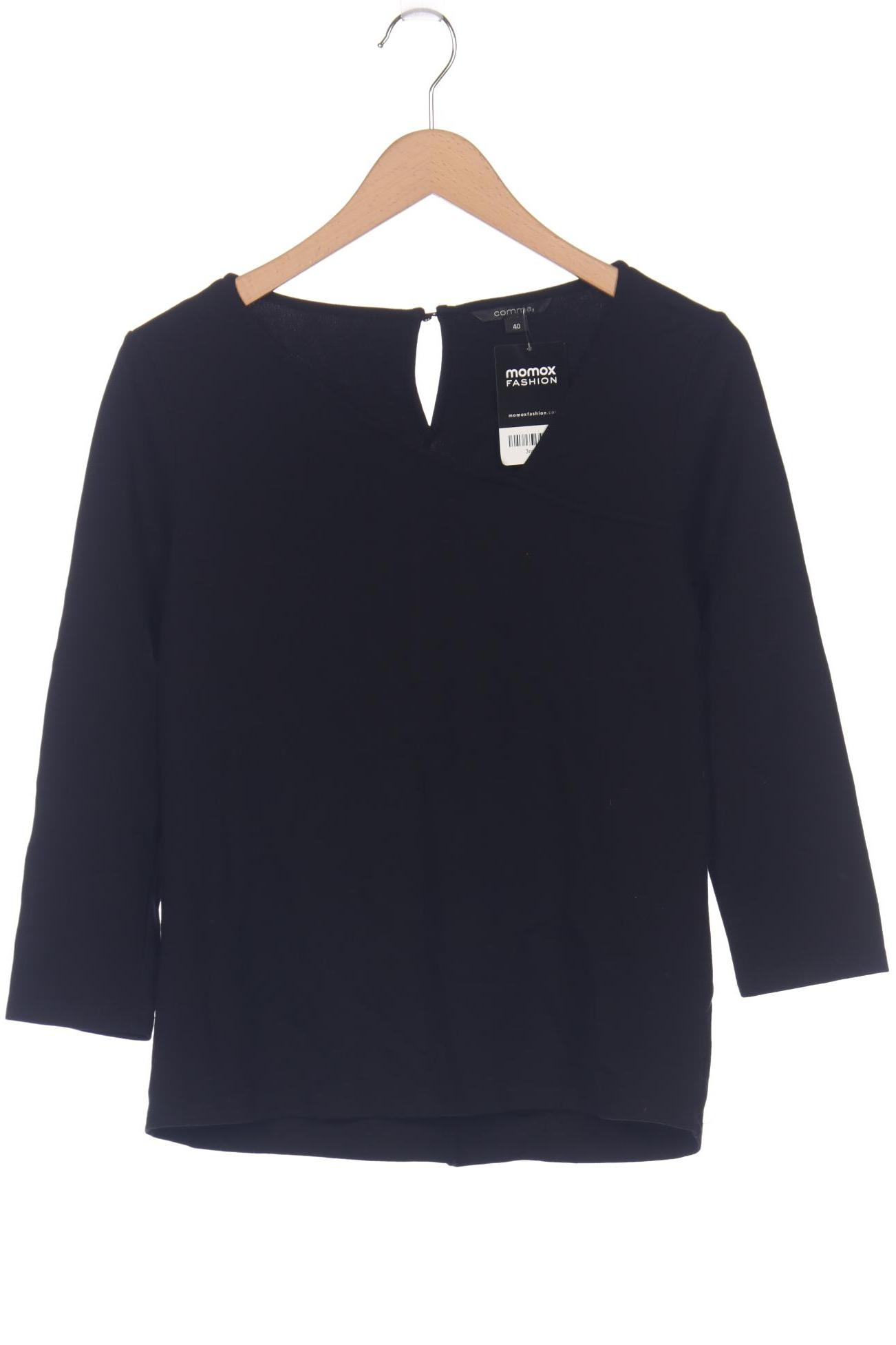 

Comma Damen Langarmshirt, schwarz, Gr. 40