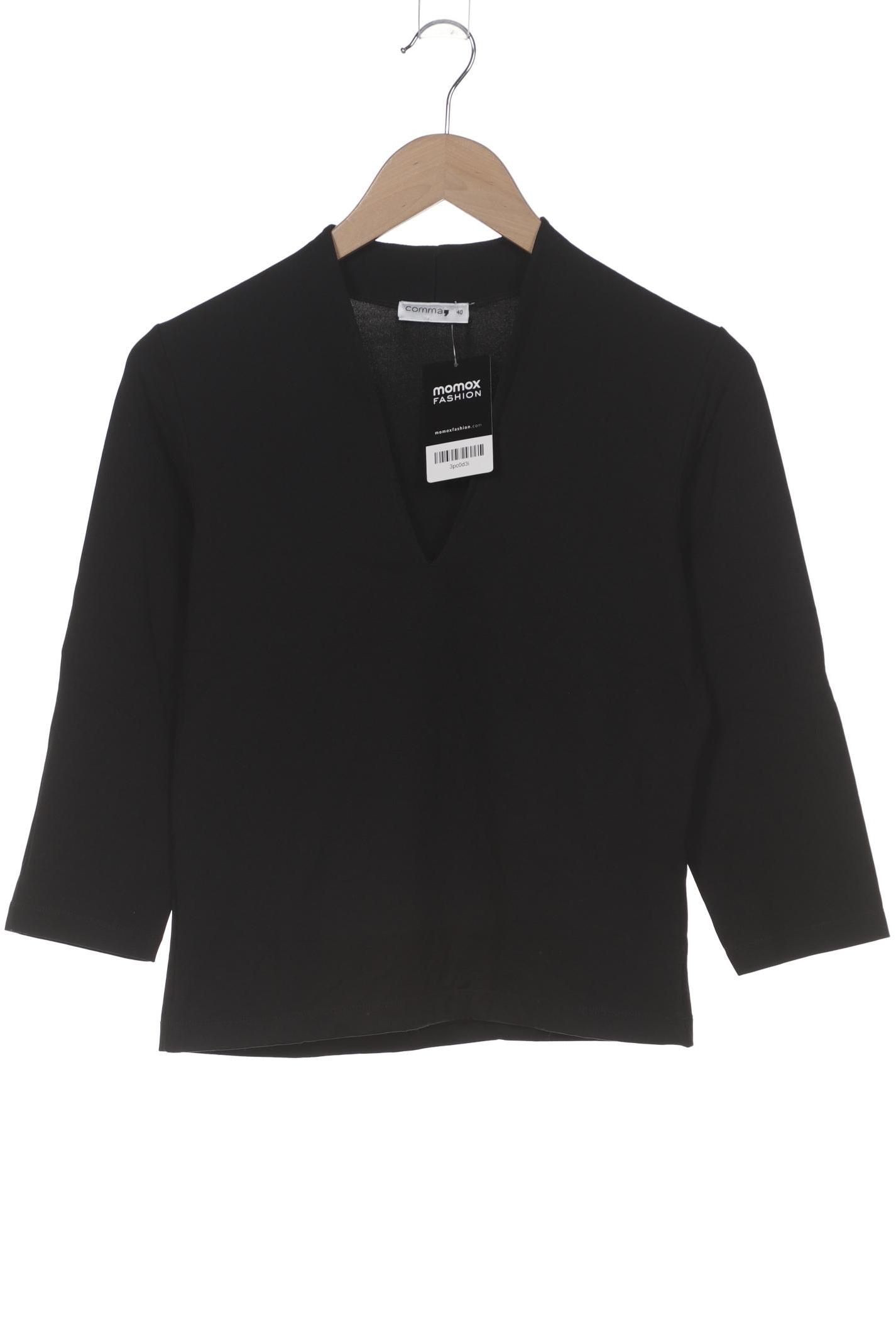 

Comma Damen Langarmshirt, schwarz, Gr. 40
