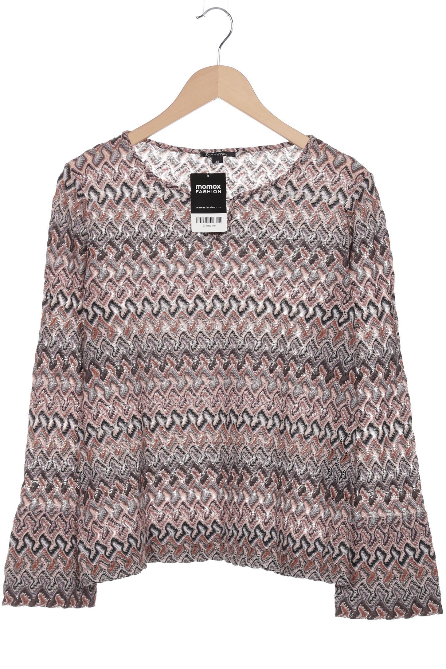 

Comma Damen Langarmshirt, beige, Gr. 42
