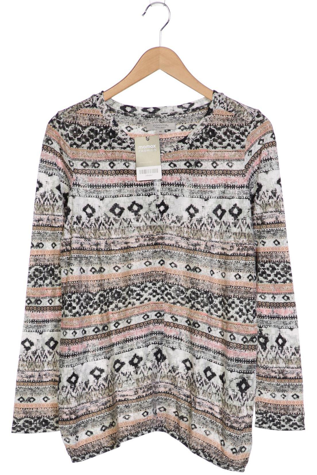 

Comma Damen Langarmshirt, grau, Gr. 42