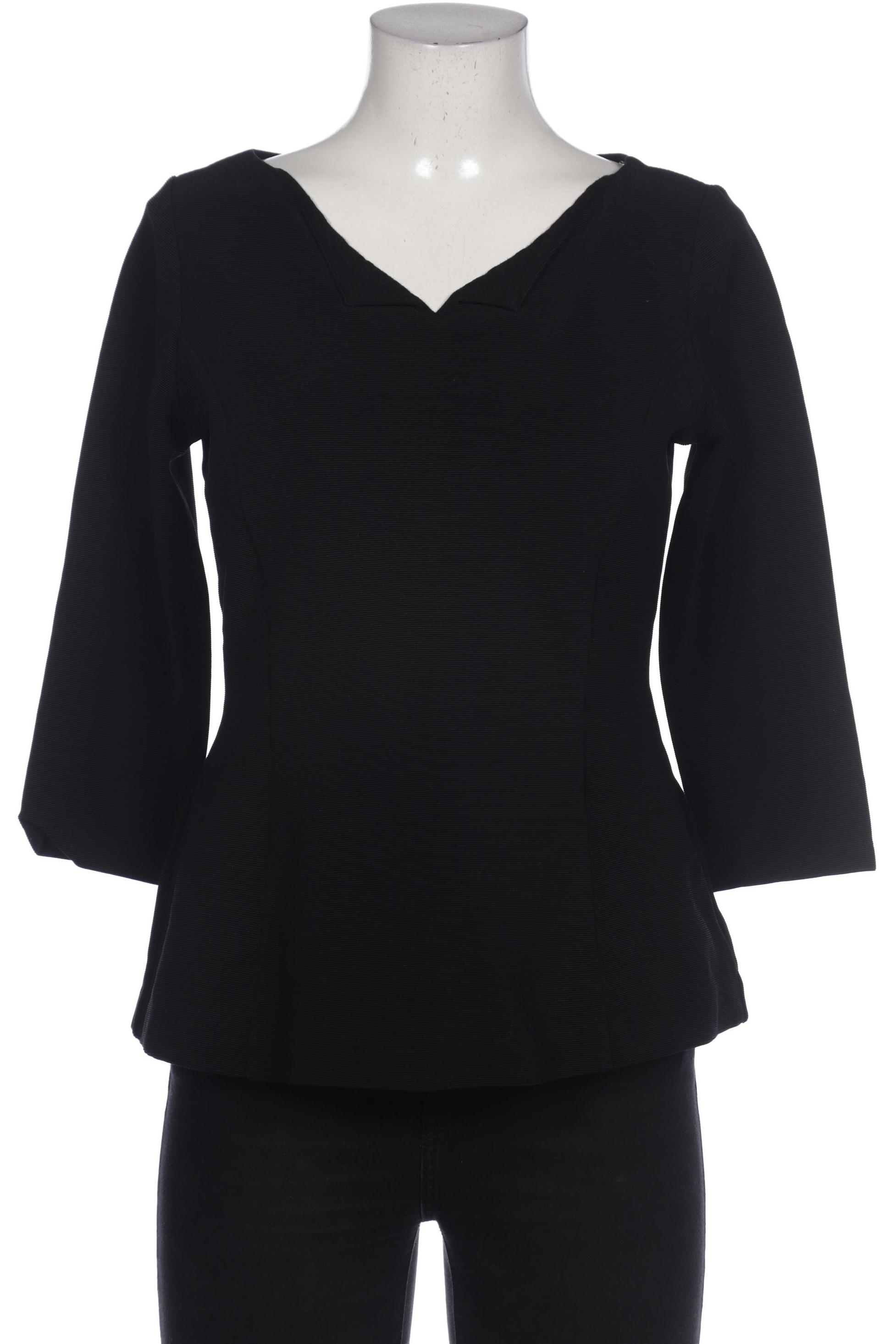 

Comma Damen Langarmshirt, schwarz, Gr. 40