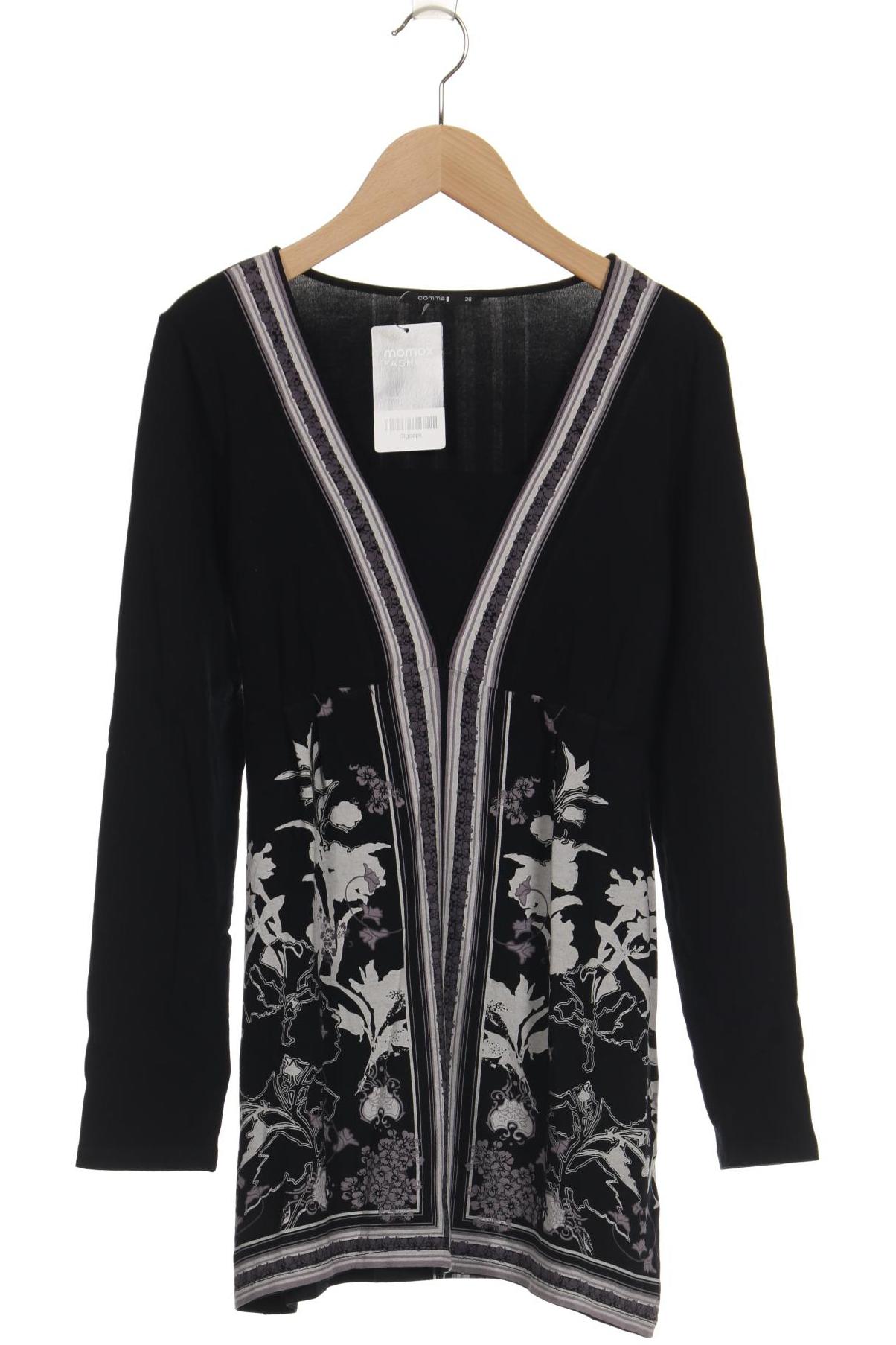 

Comma Damen Langarmshirt, schwarz, Gr. 36
