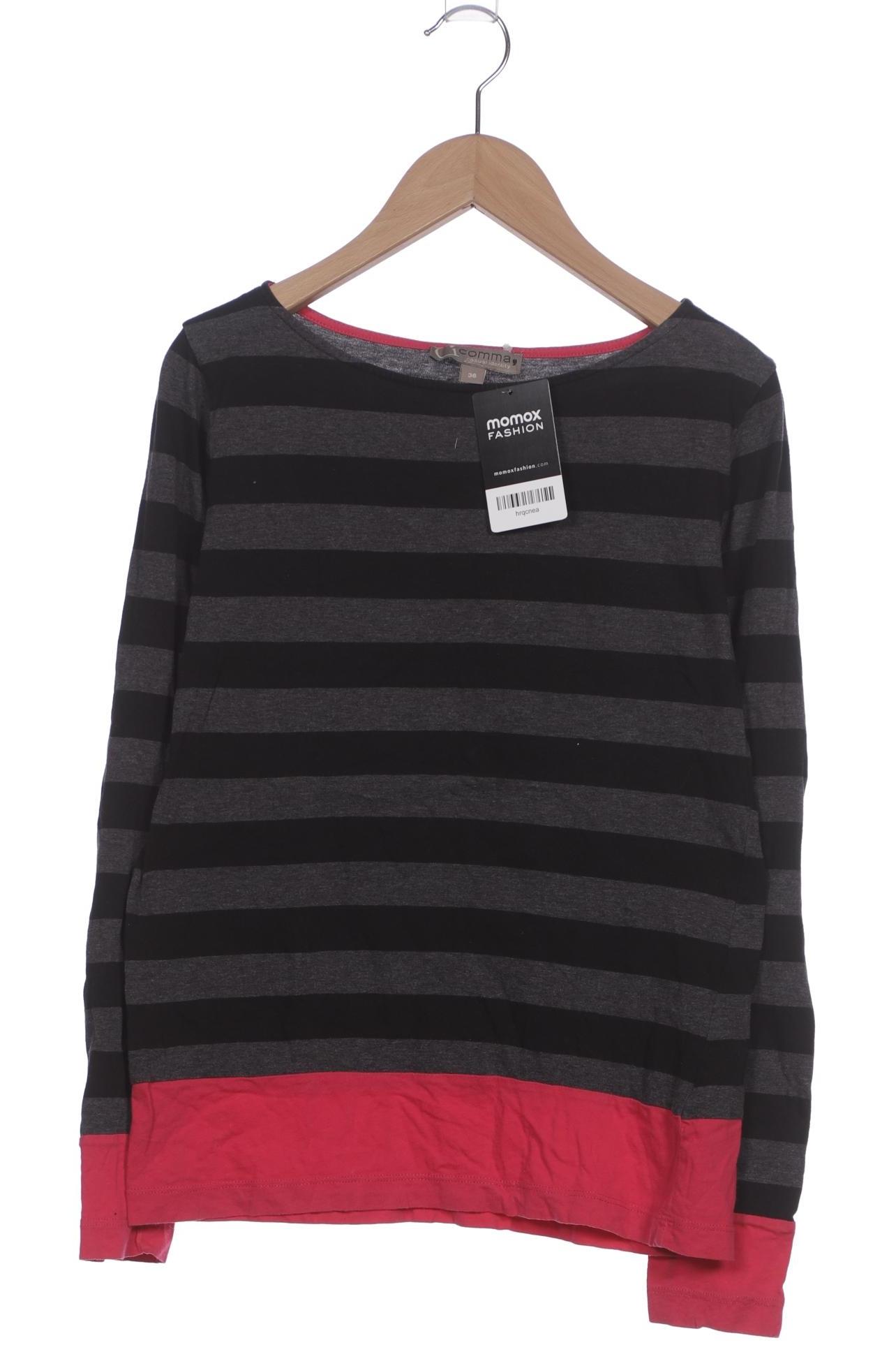 

Comma Damen Langarmshirt, schwarz, Gr. 36