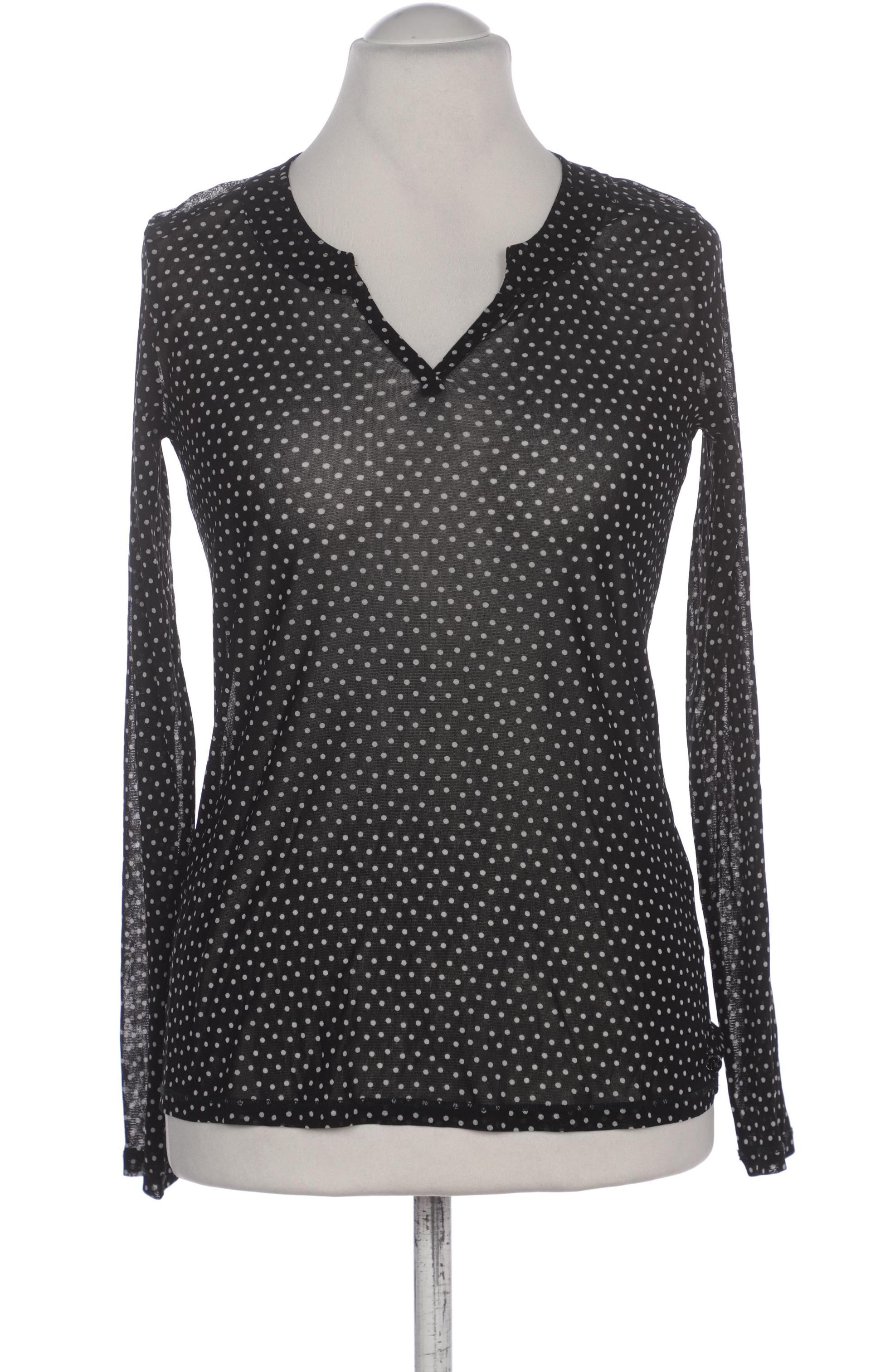 

Comma Damen Langarmshirt, schwarz, Gr. 38