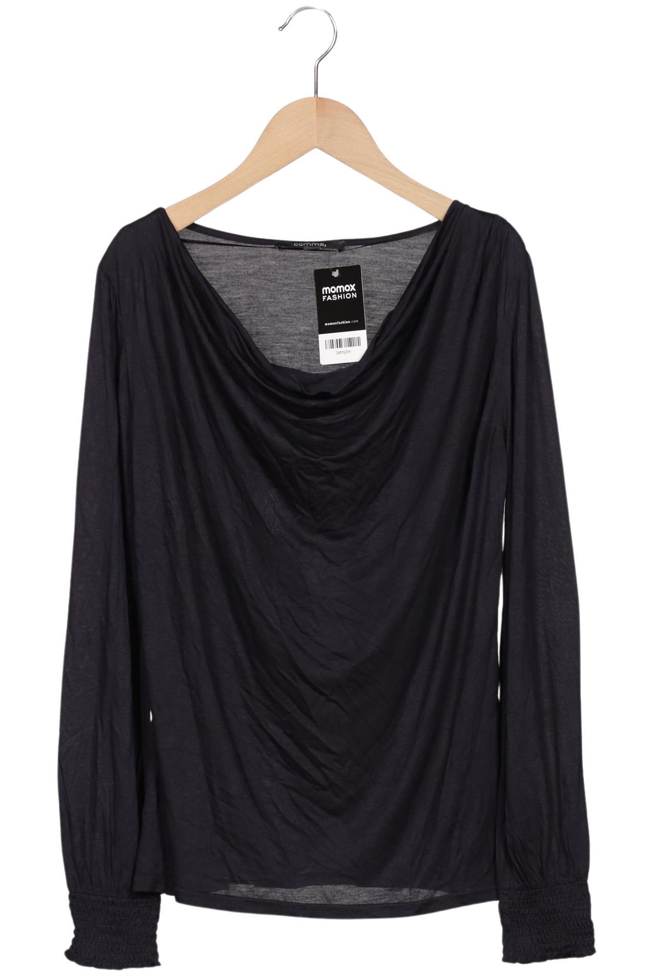 

Comma Damen Langarmshirt, marineblau, Gr. 34