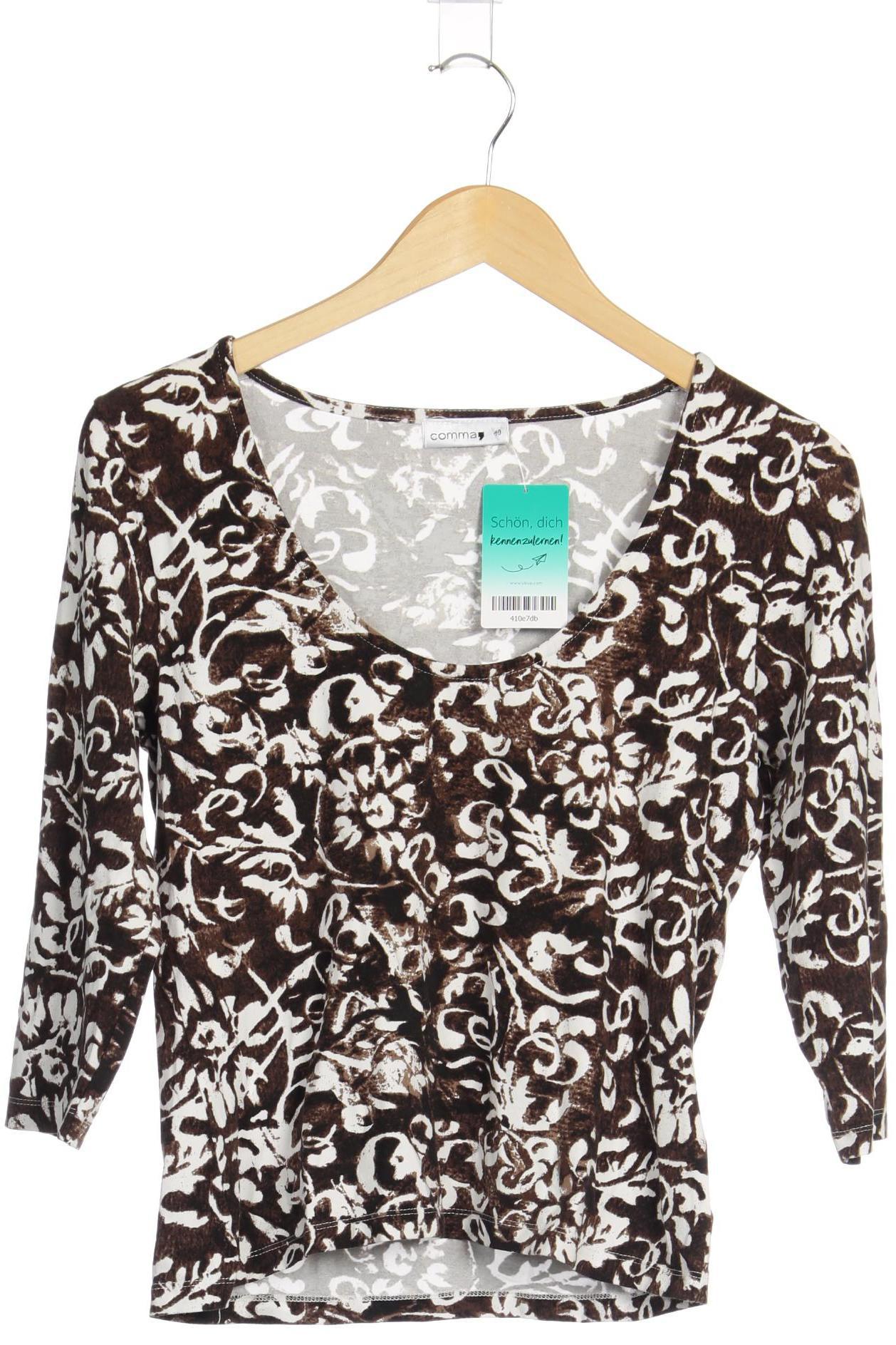 

Comma Damen Langarmshirt, braun, Gr. 40