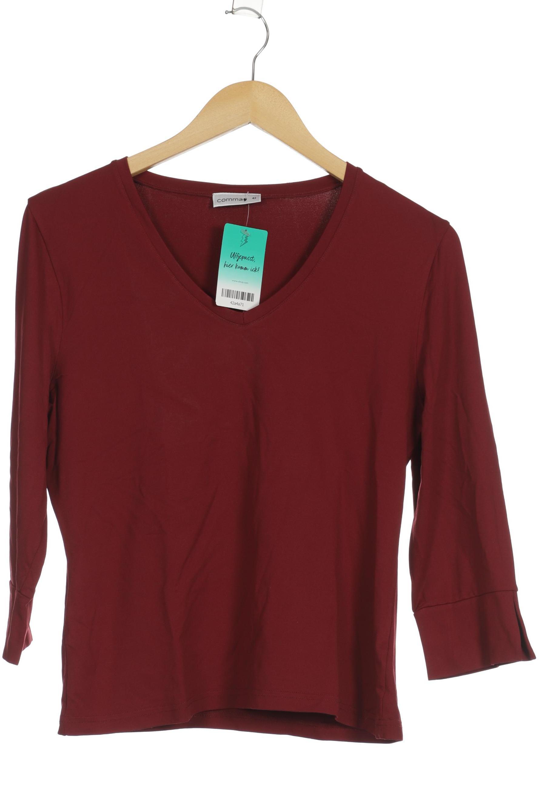 

Comma Damen Langarmshirt, rot, Gr. 42