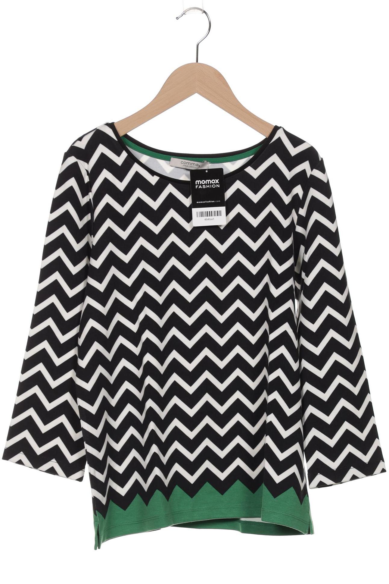 

Comma Damen Langarmshirt, schwarz, Gr. 38