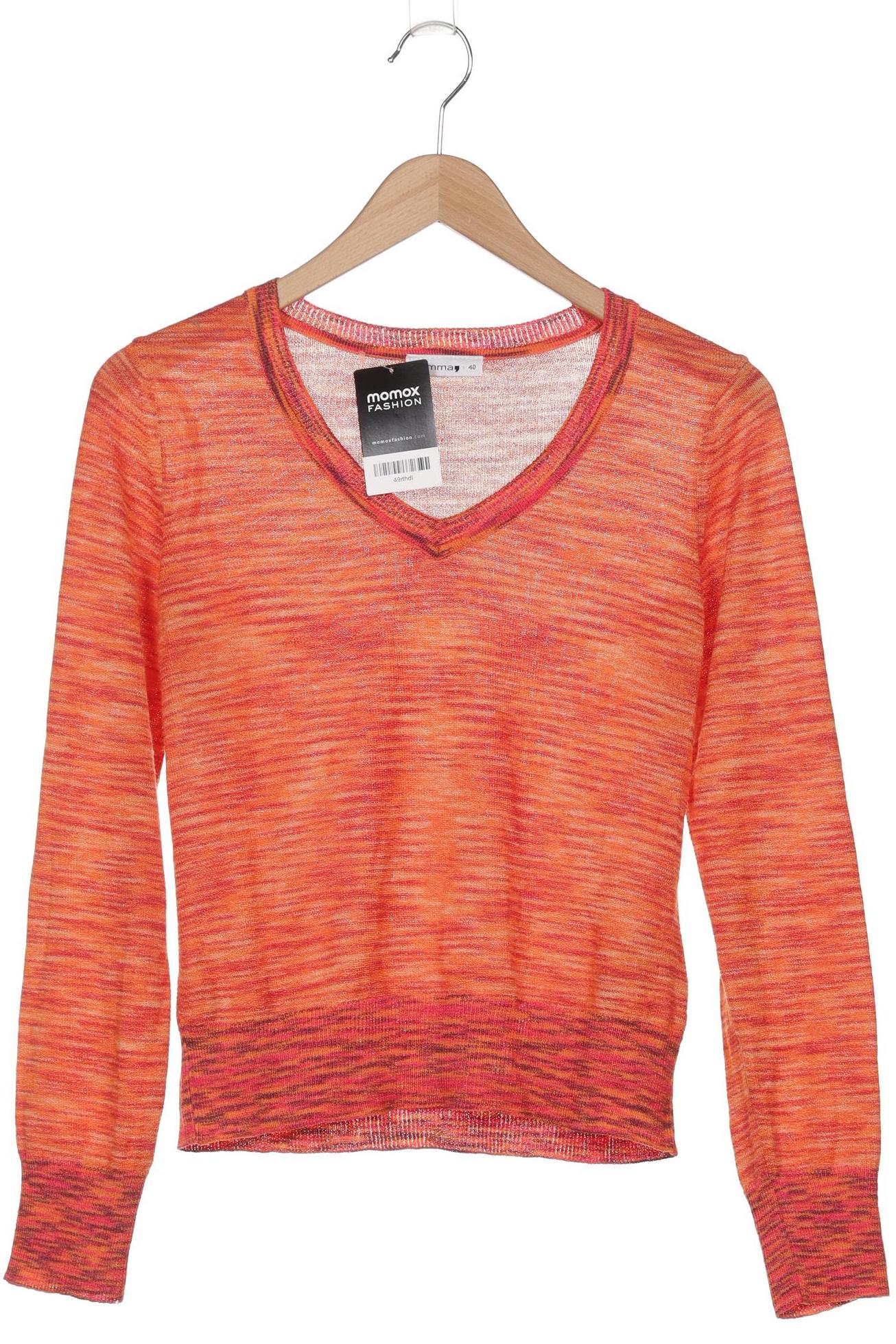 

Comma Damen Langarmshirt, orange, Gr. 40