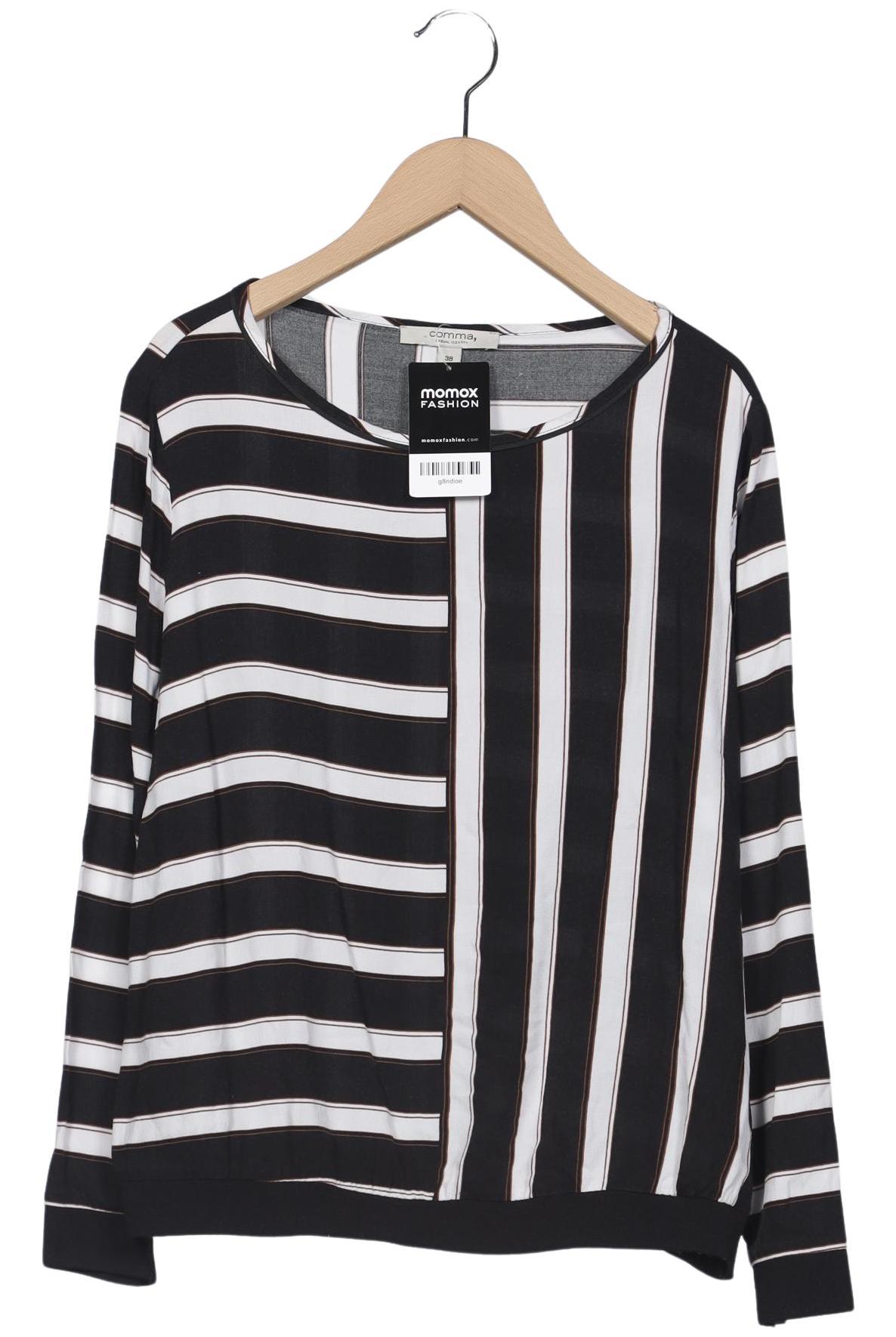 

Comma Damen Langarmshirt, schwarz, Gr. 38