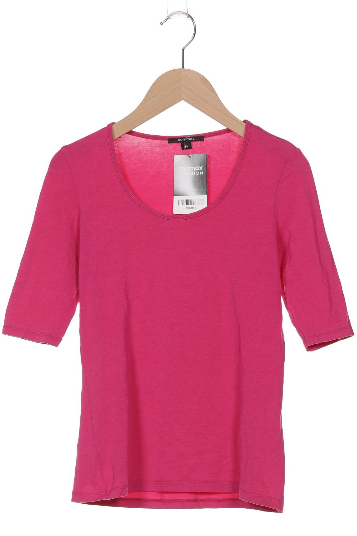 

Comma Damen Langarmshirt, pink, Gr. 34