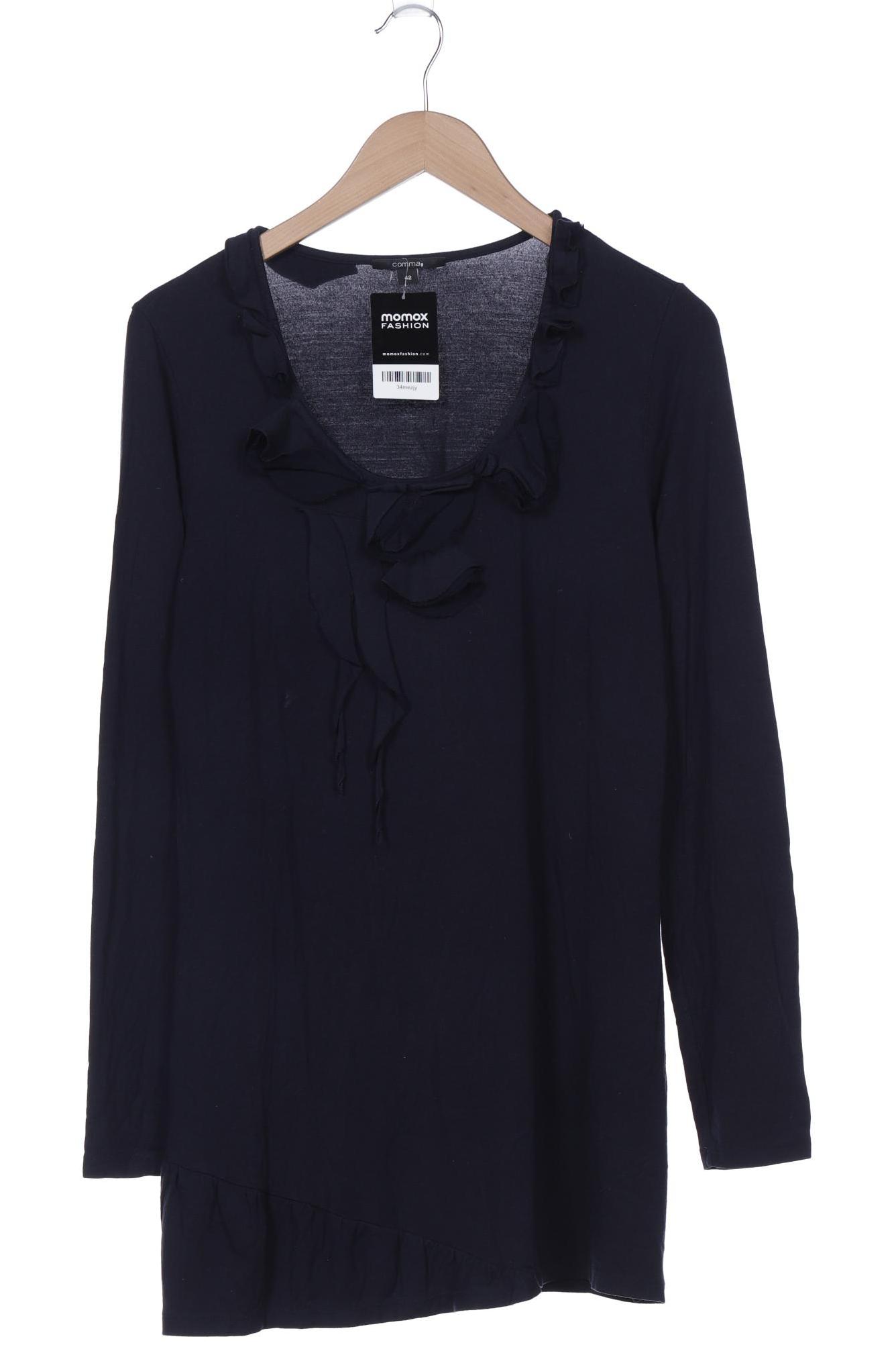 

Comma Damen Langarmshirt, marineblau, Gr. 42