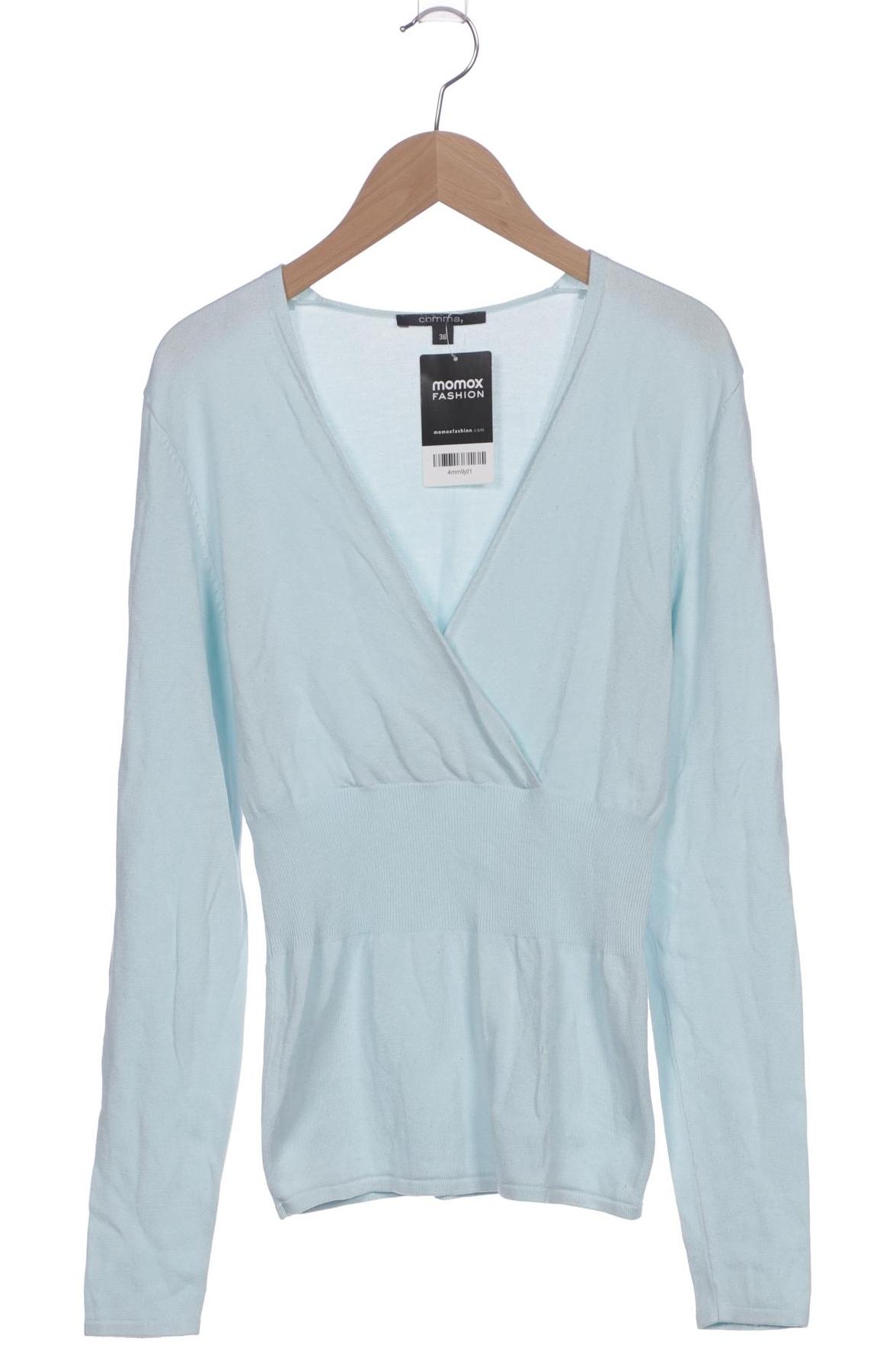 

Comma Damen Langarmshirt, hellblau, Gr. 36