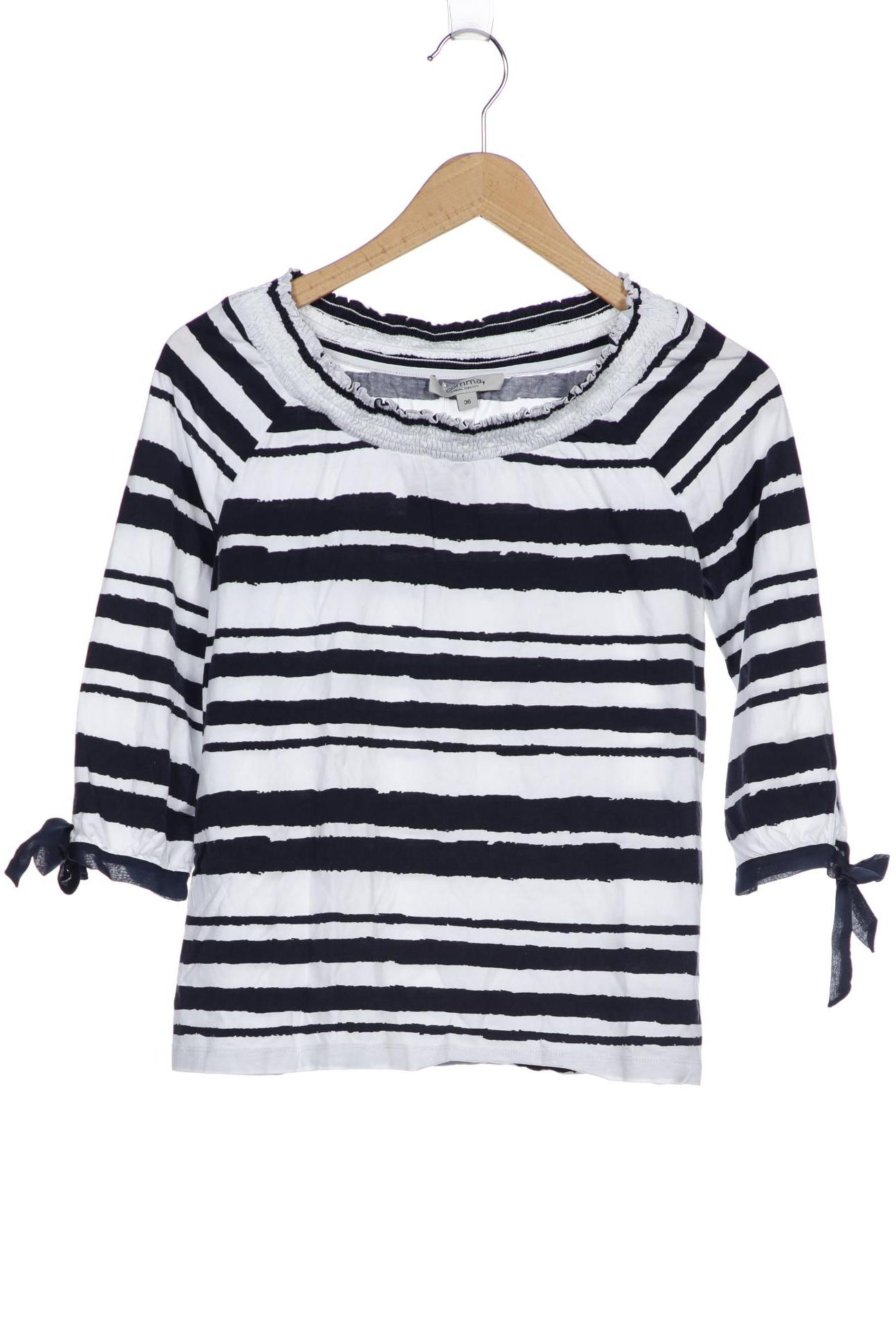 

Comma Damen Langarmshirt, weiß