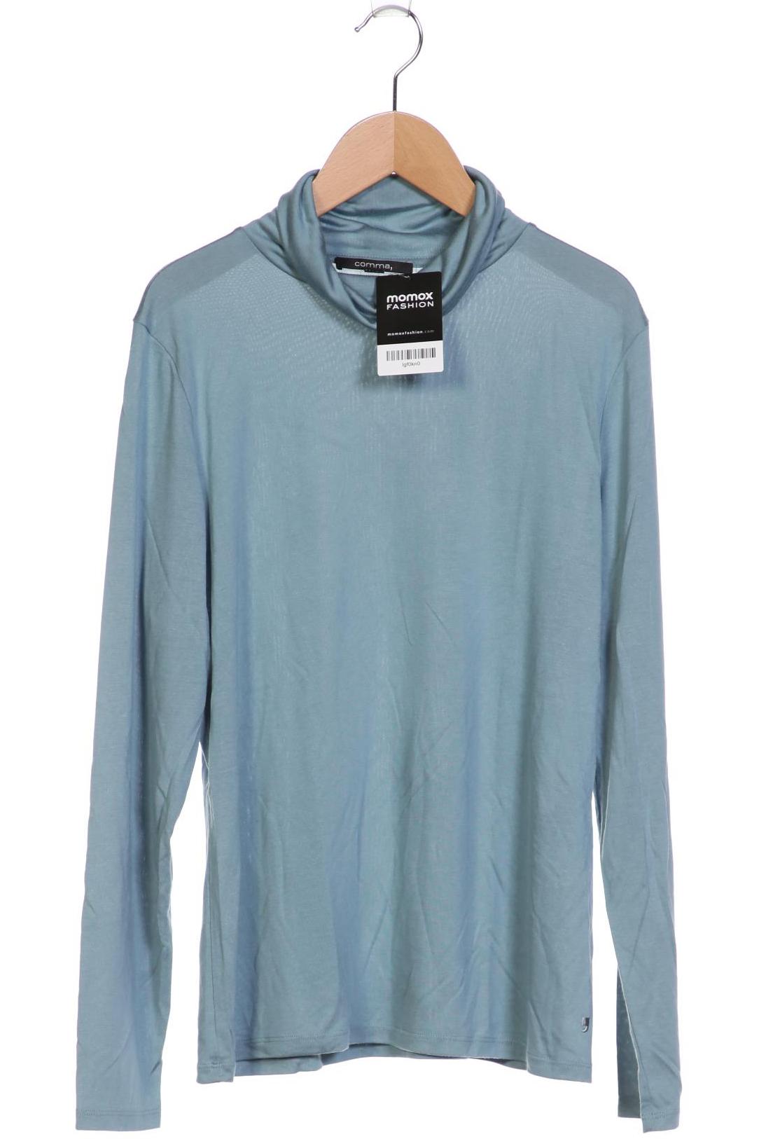 

Comma Damen Langarmshirt, türkis, Gr. 42