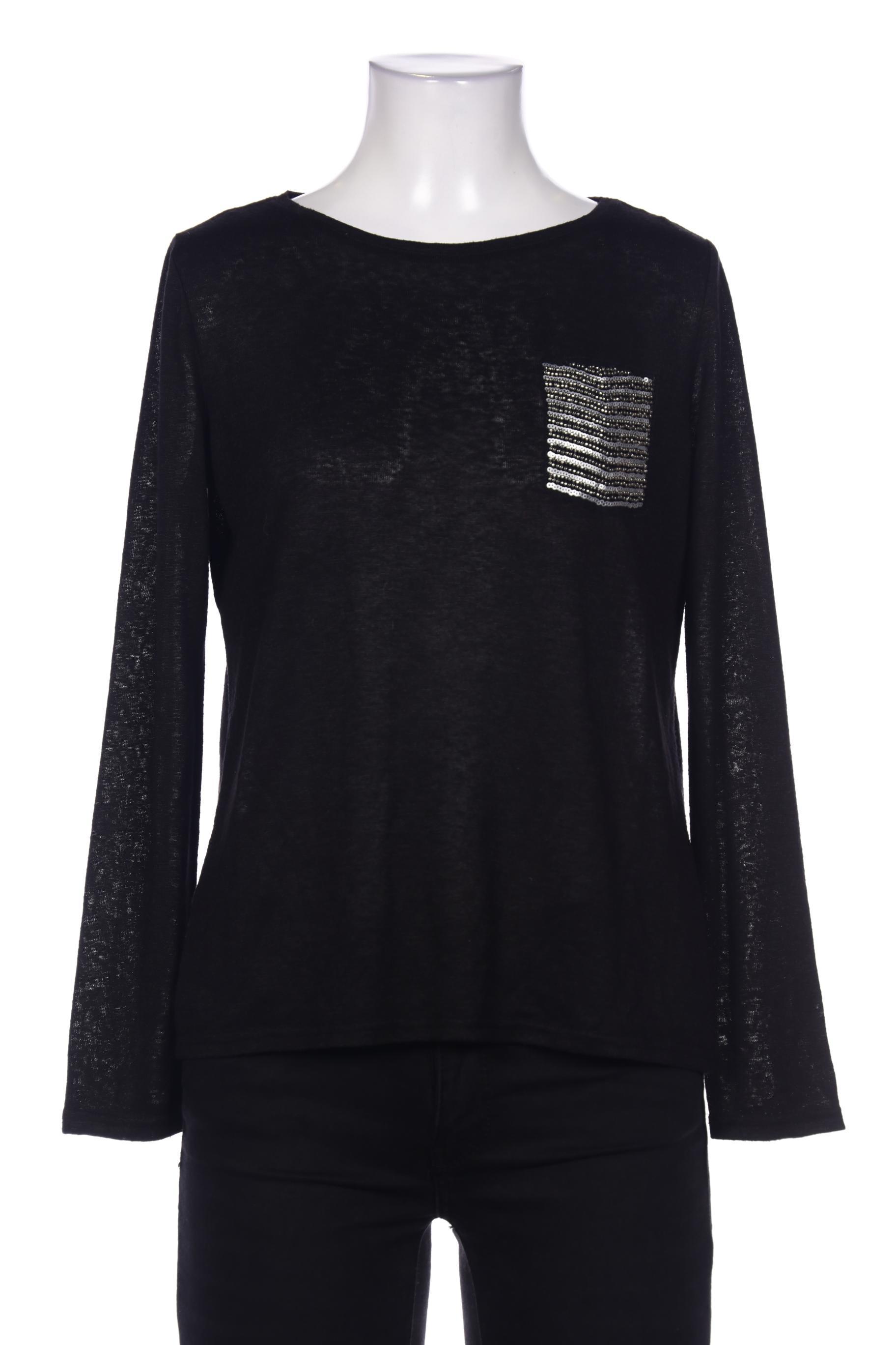 

Comma Damen Langarmshirt, schwarz, Gr. 34