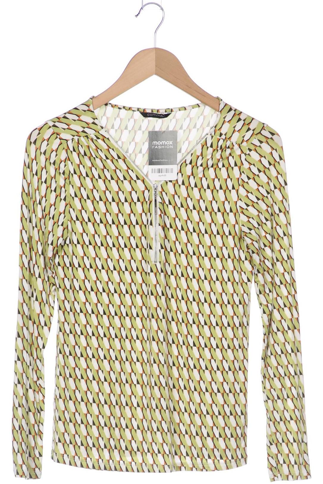 

Comma Damen Langarmshirt, grün, Gr. 38