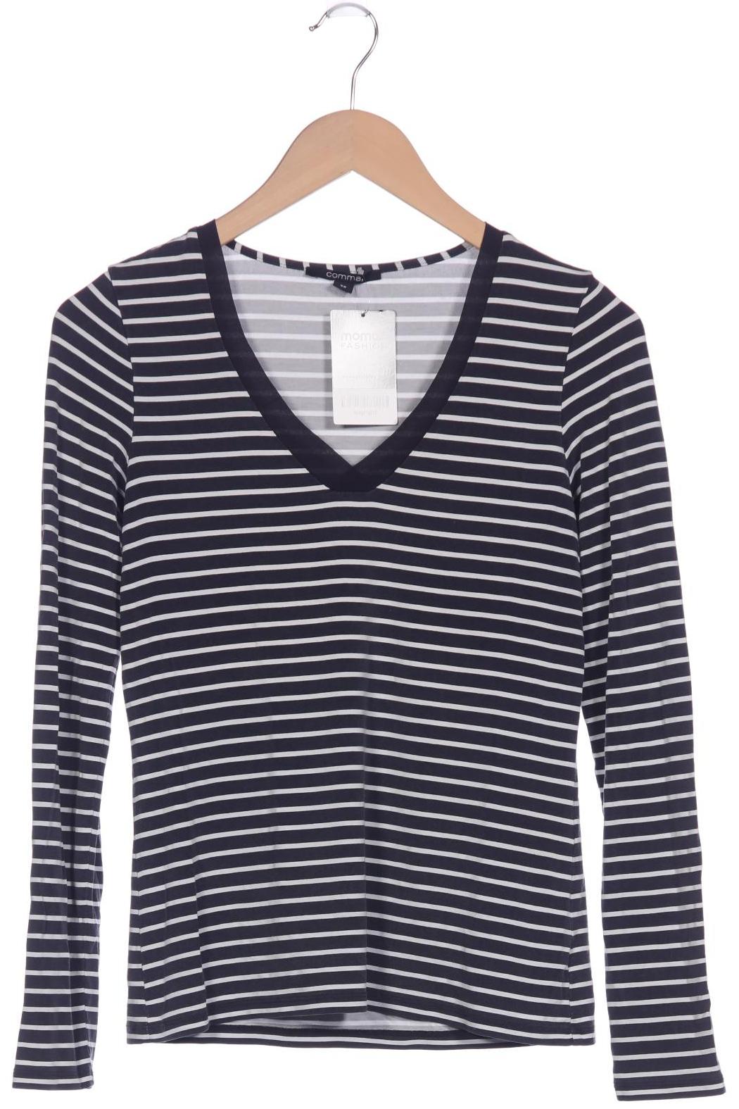 

Comma Damen Langarmshirt, marineblau, Gr. 38