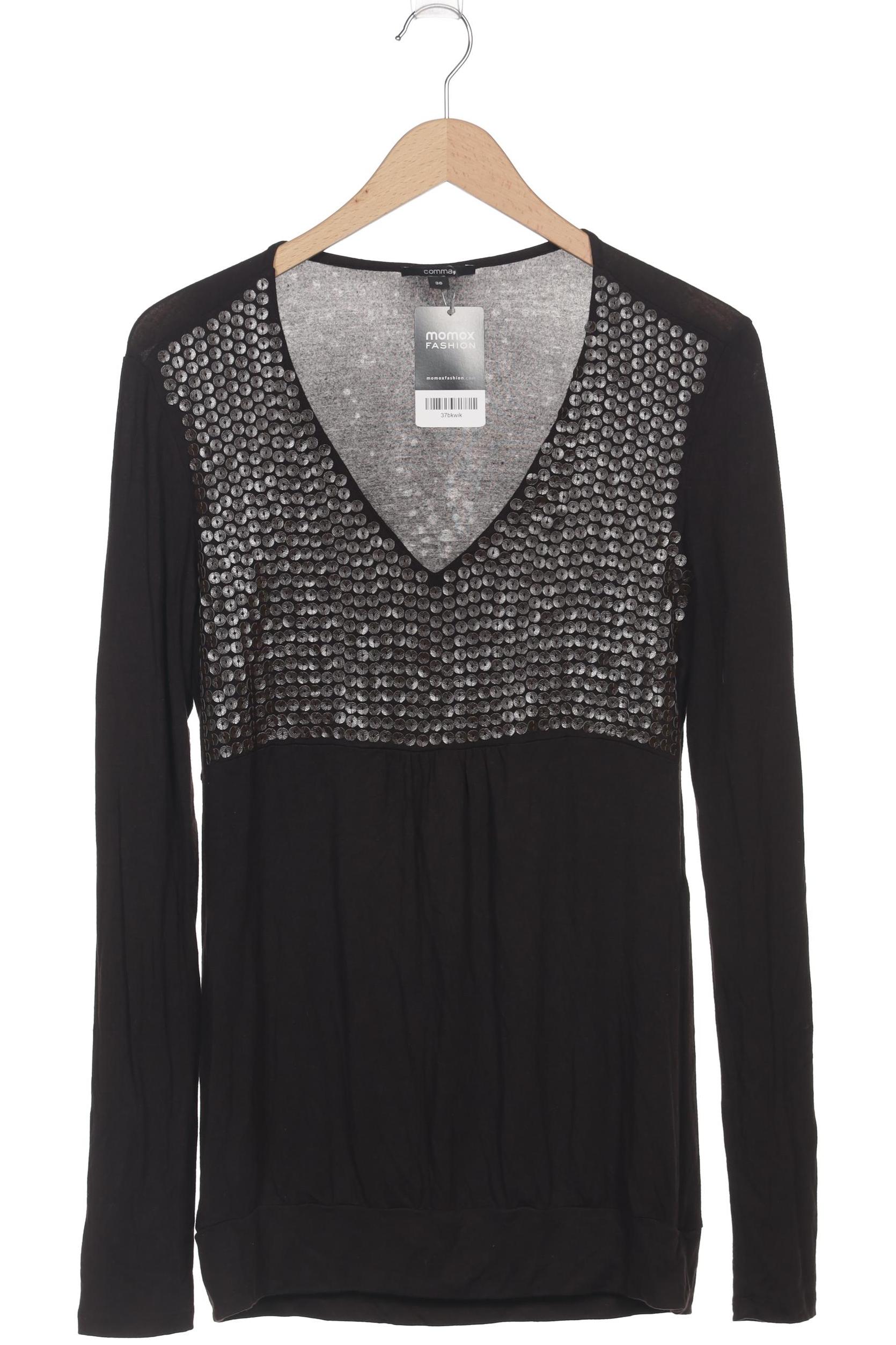 

Comma Damen Langarmshirt, braun, Gr. 36