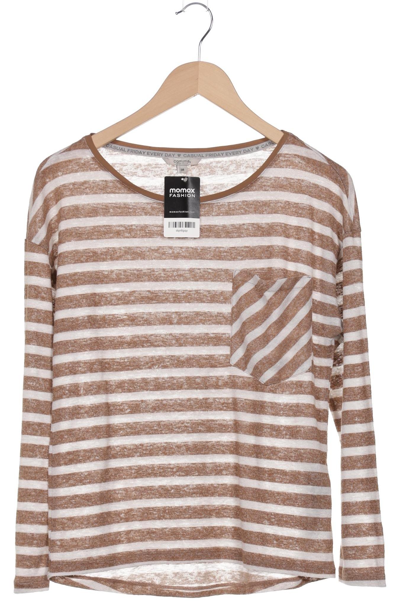 

Comma Damen Langarmshirt, braun, Gr. 38