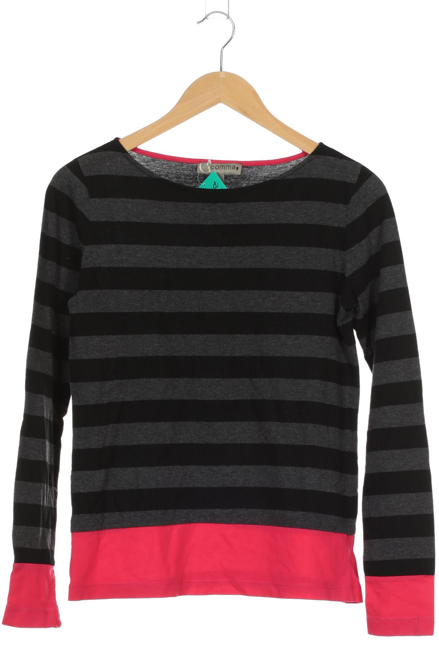 

Comma Damen Langarmshirt, schwarz, Gr. 36