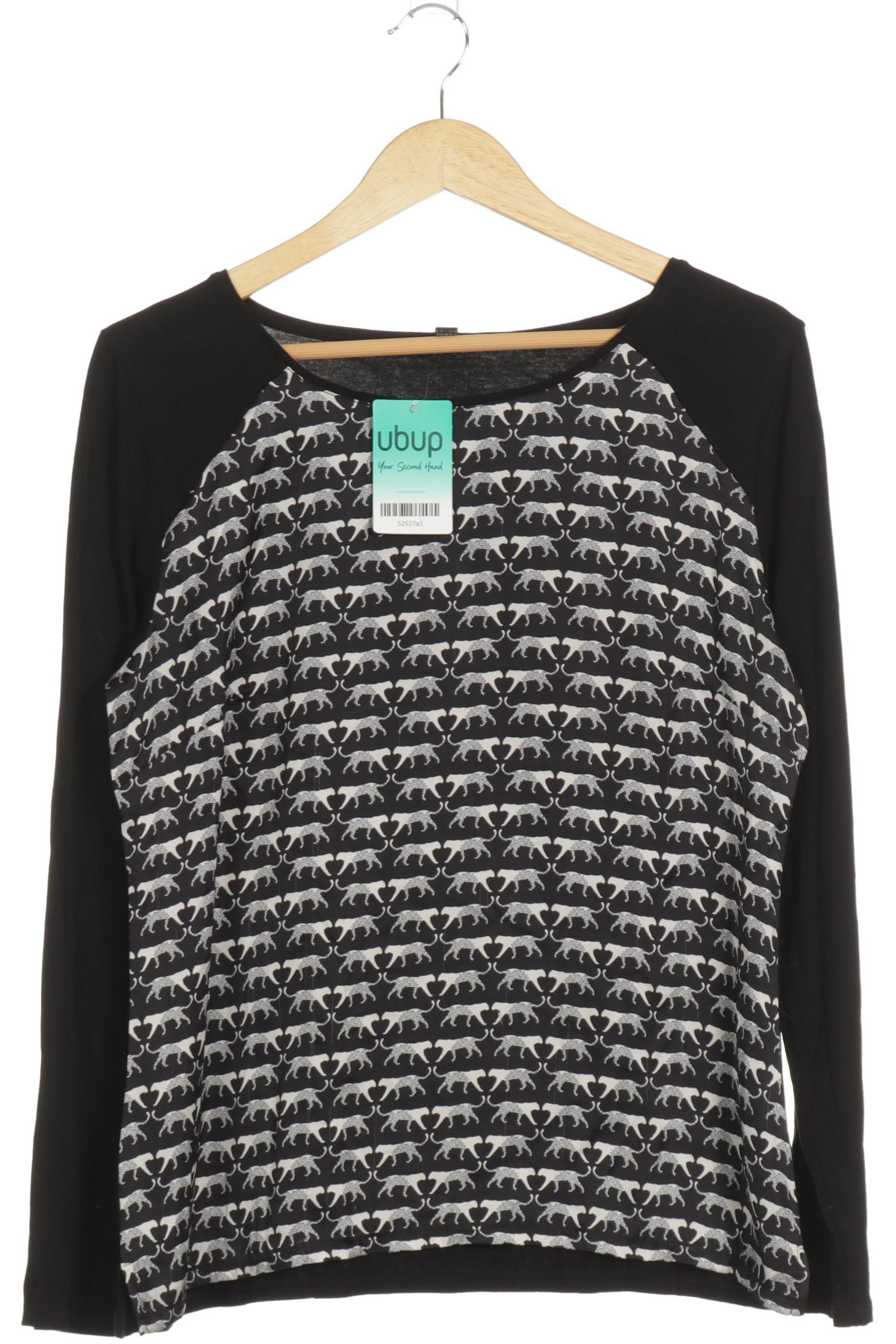 

Comma Damen Langarmshirt, schwarz, Gr. 42