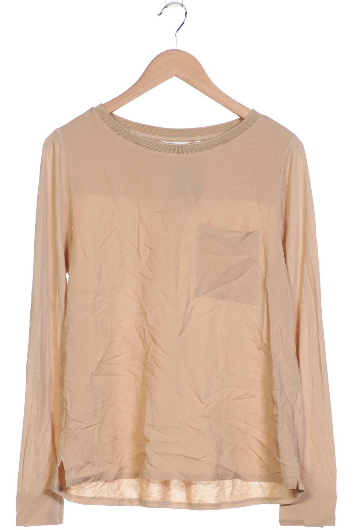 

Comma Damen Langarmshirt, beige, Gr. 38