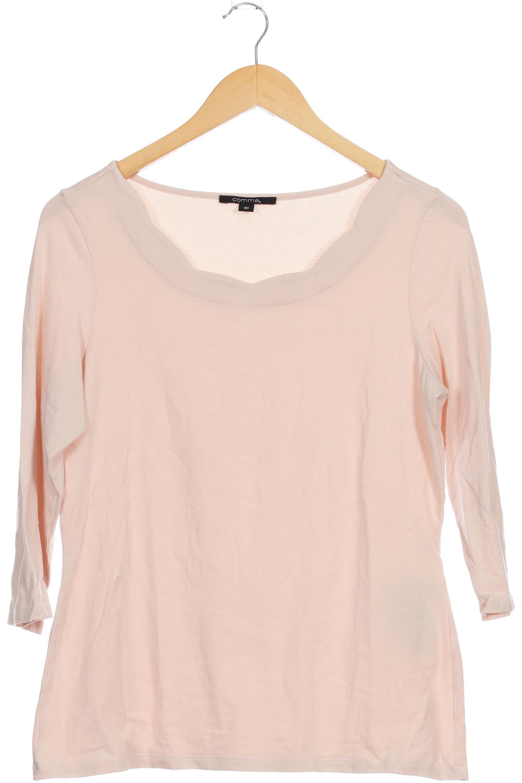 

Comma Damen Langarmshirt, beige, Gr. 40