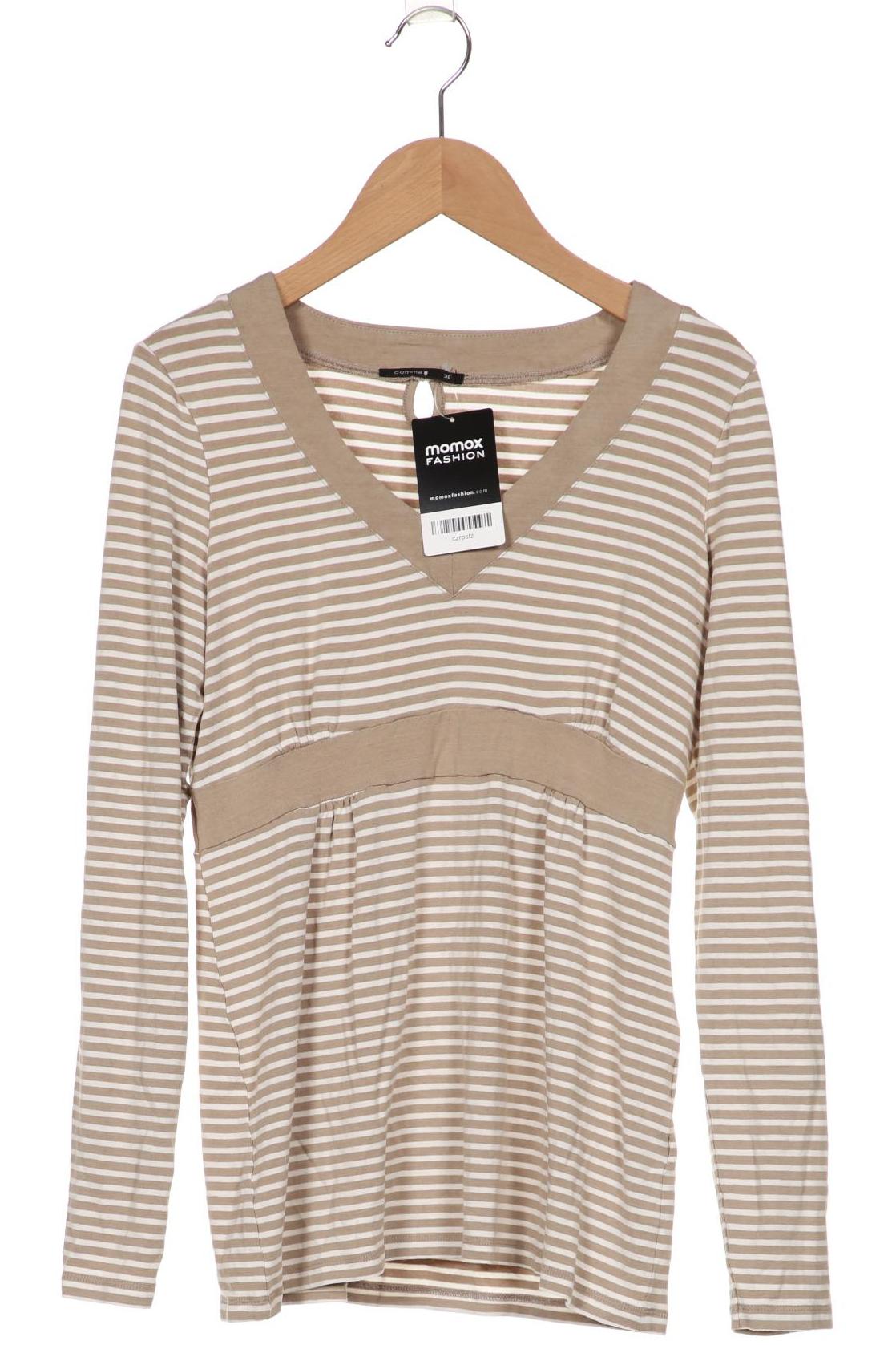 

Comma Damen Langarmshirt, cremeweiß, Gr. 36
