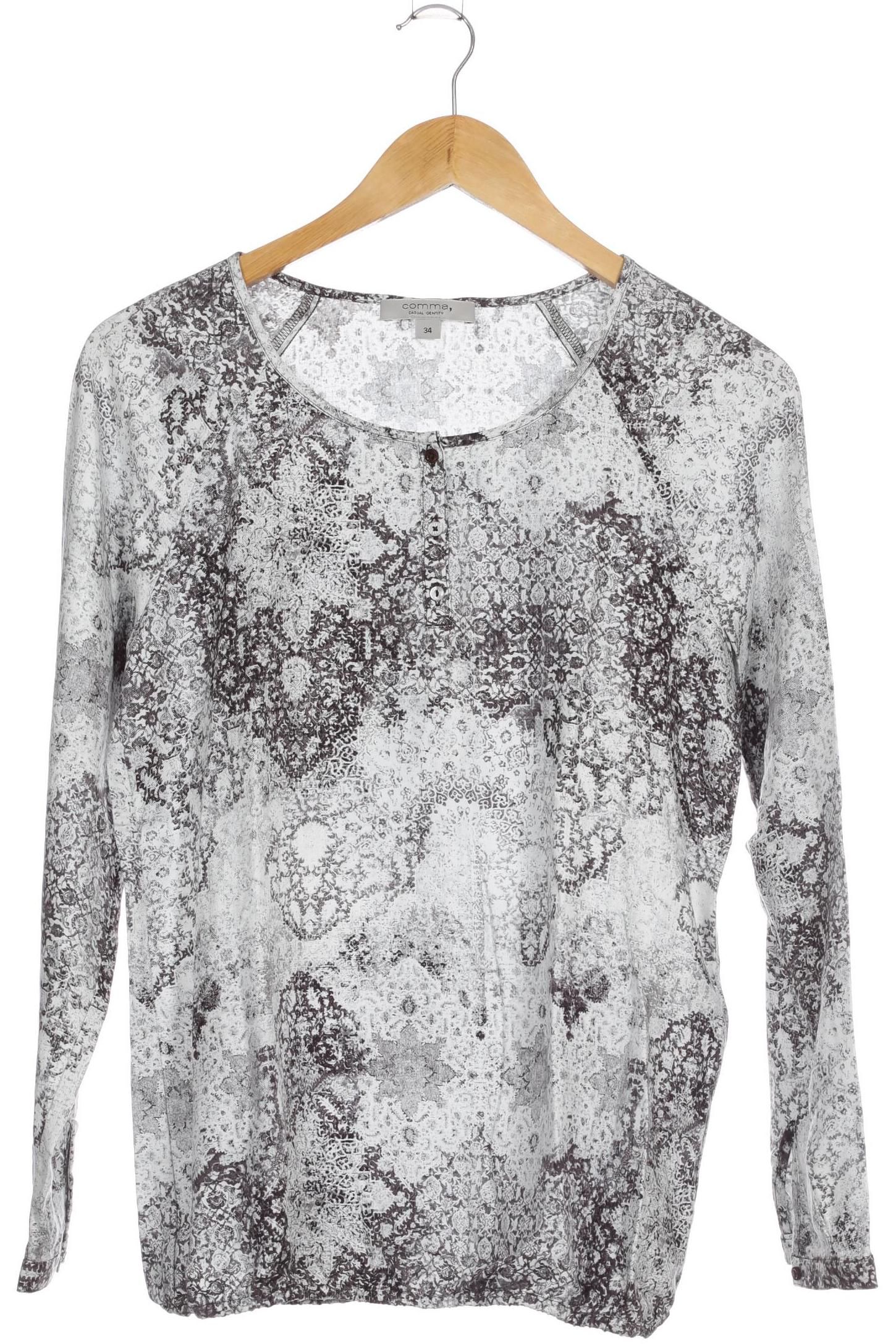 

Comma Damen Langarmshirt, grau