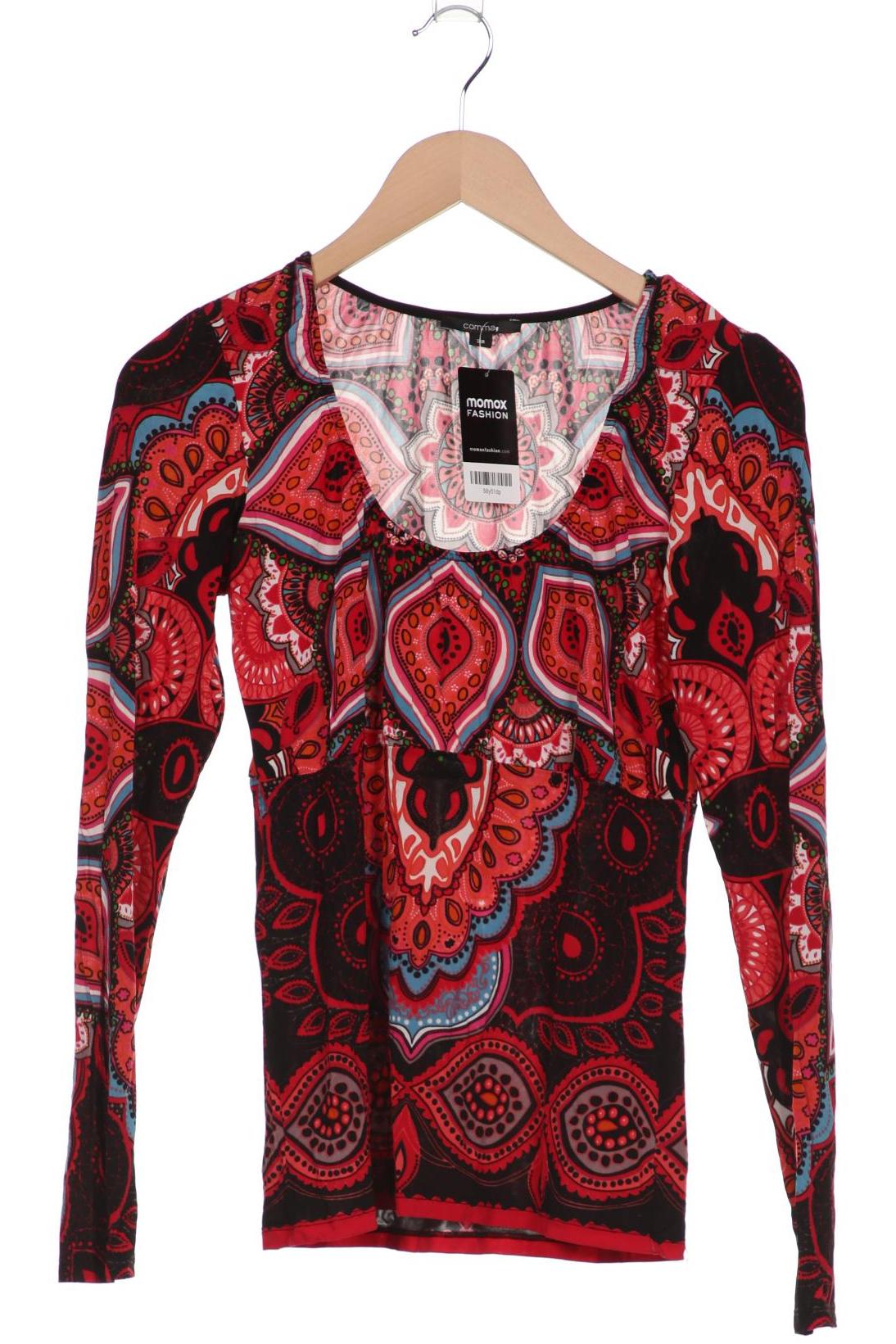 

Comma Damen Langarmshirt, rot